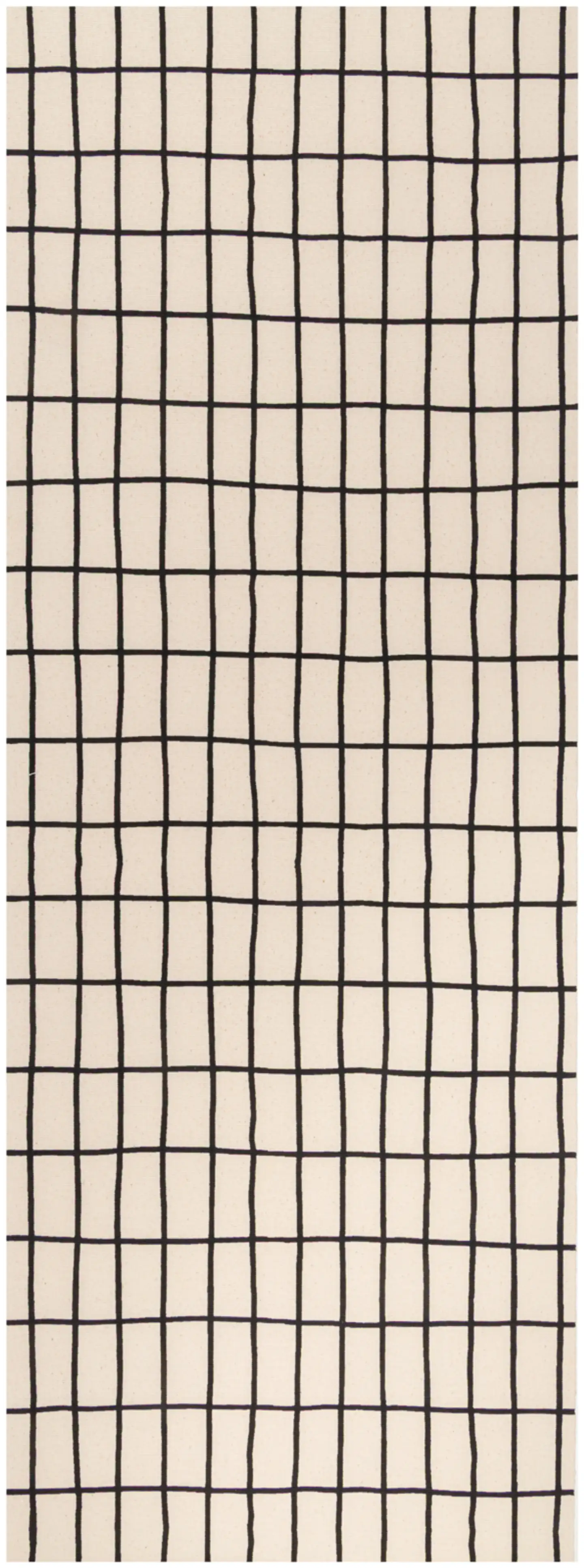 House kaitaliina Elonkorjuu 33x160 cm luonnonvalkoinen/musta PatternLab - 1