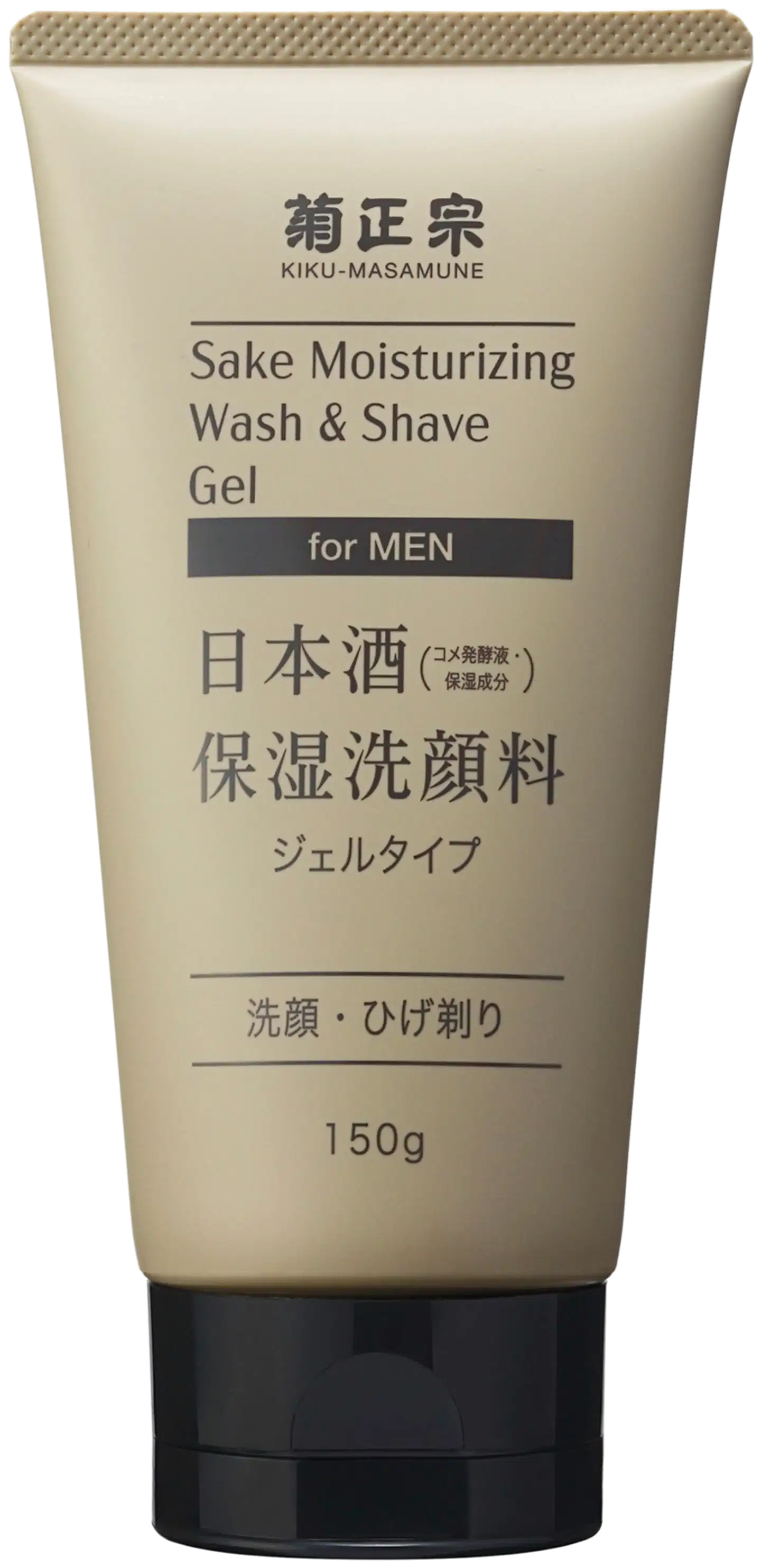 KIKU-MASAMUNE MEN Sake kosteuttava kasvojenpuhdistus & parranajogeeli 150g - 1