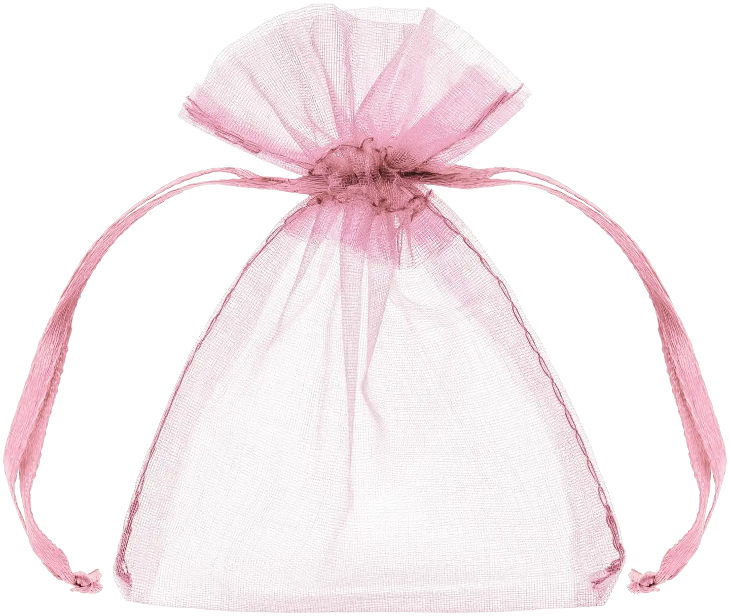 Organza pussit 10 kpl vaal pun