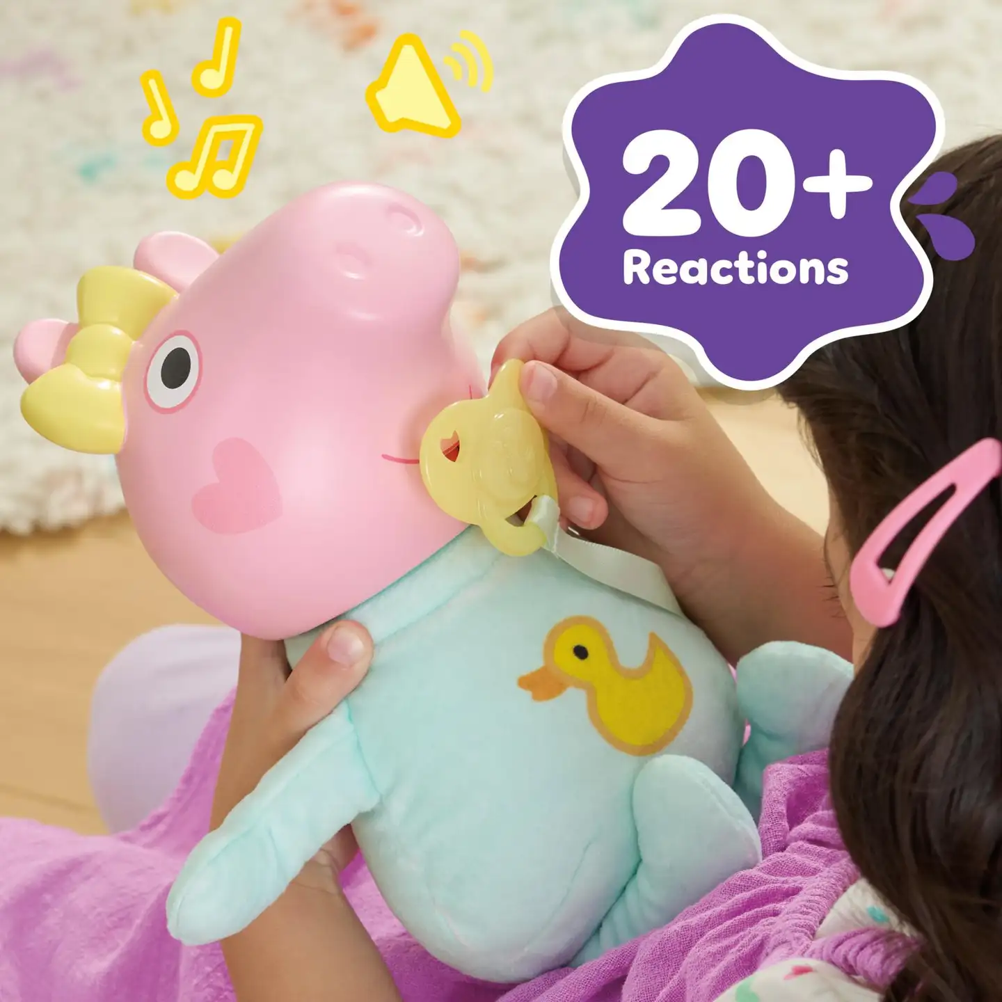 Peppa pig Interaktiivinen Evie-nukke Röhkitään ja halataan - 8