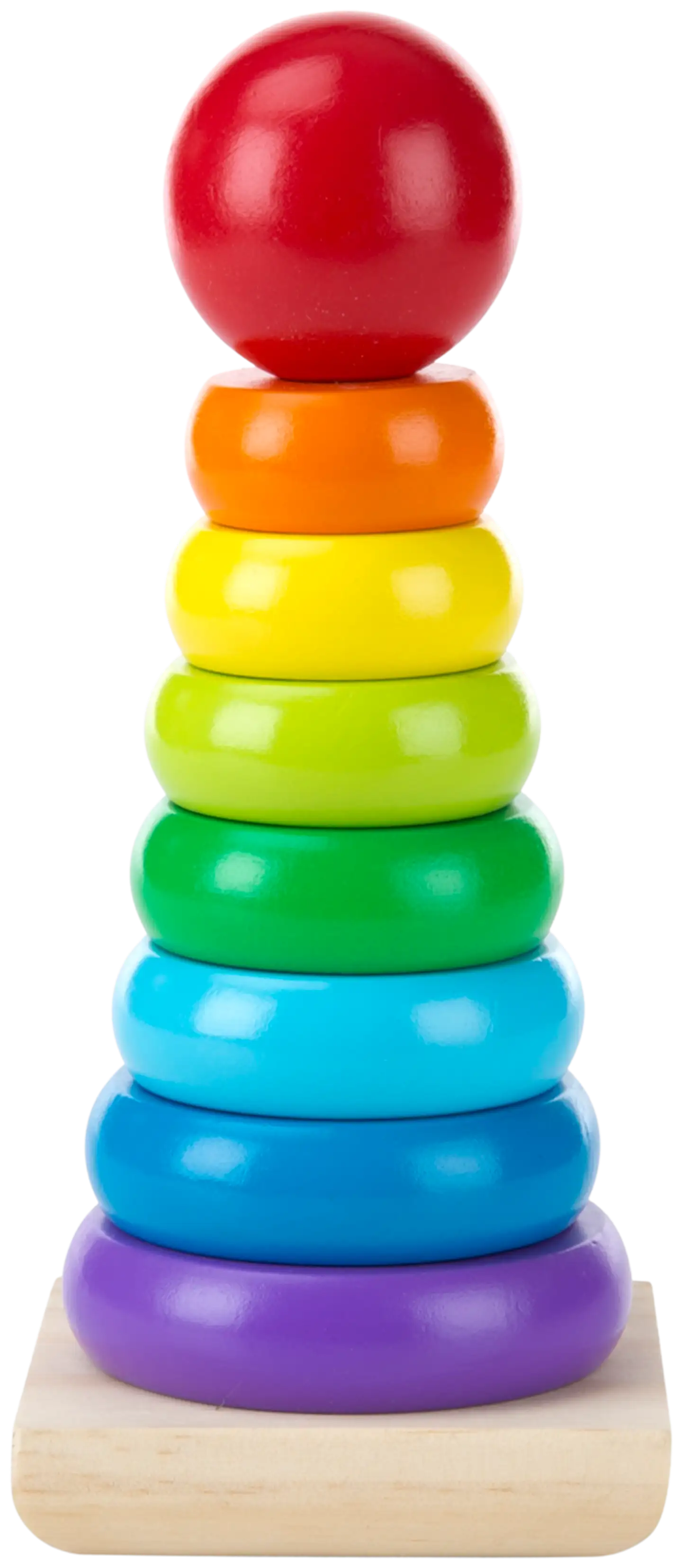 Melissa & doug Leikkisetti Pinoamislelu sateenkaari - 3