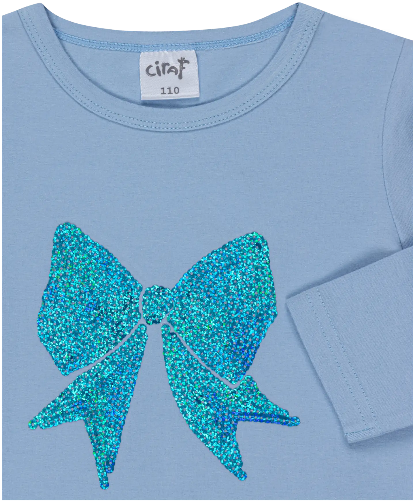 Ciraf lasten trikoopaita rusetti 25tc260235 - 14-4112tcx skyway - 3