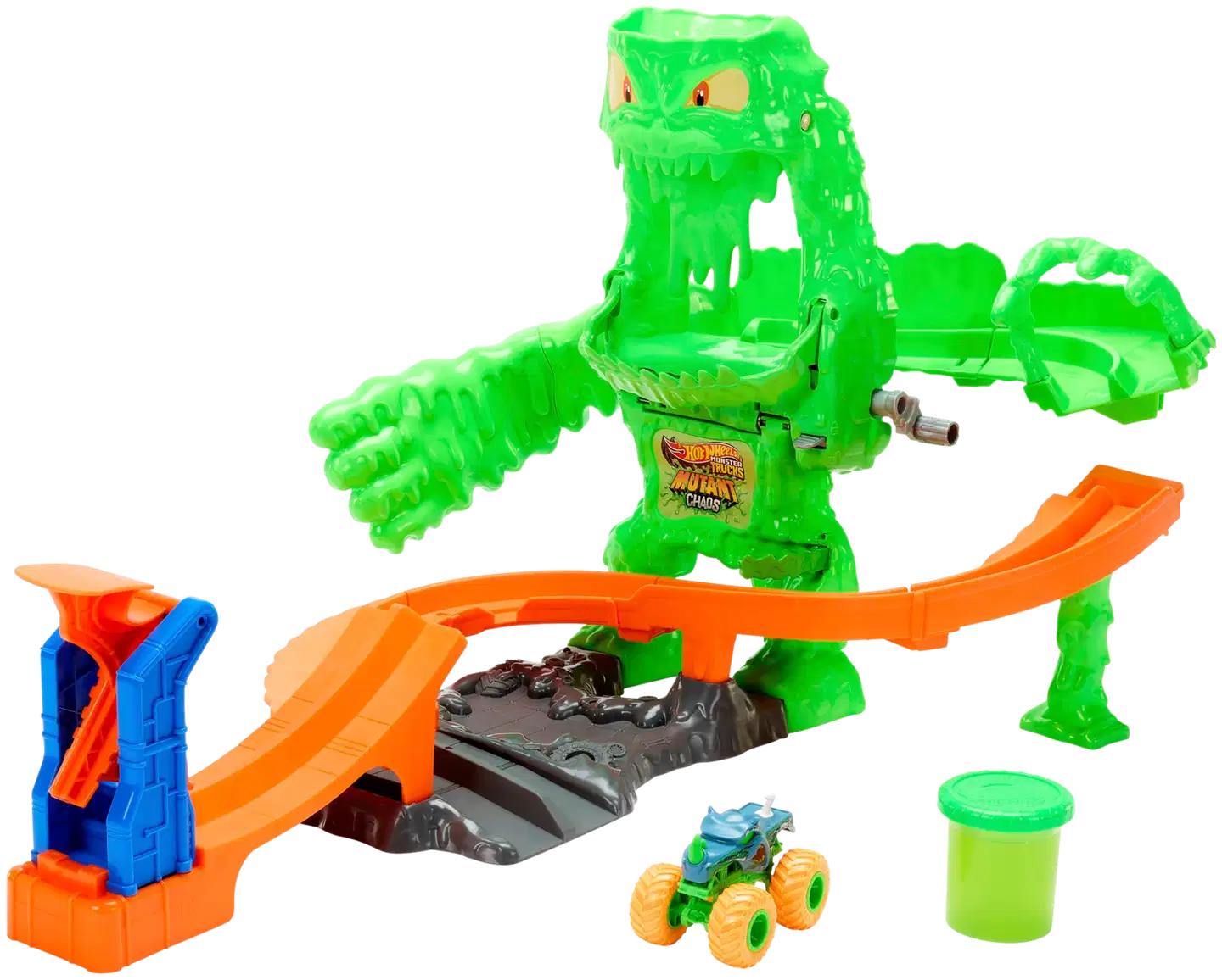 Hot Wheels Monster Trucks Mutant Chaos Ooze Monster -leikkisetti - 3
