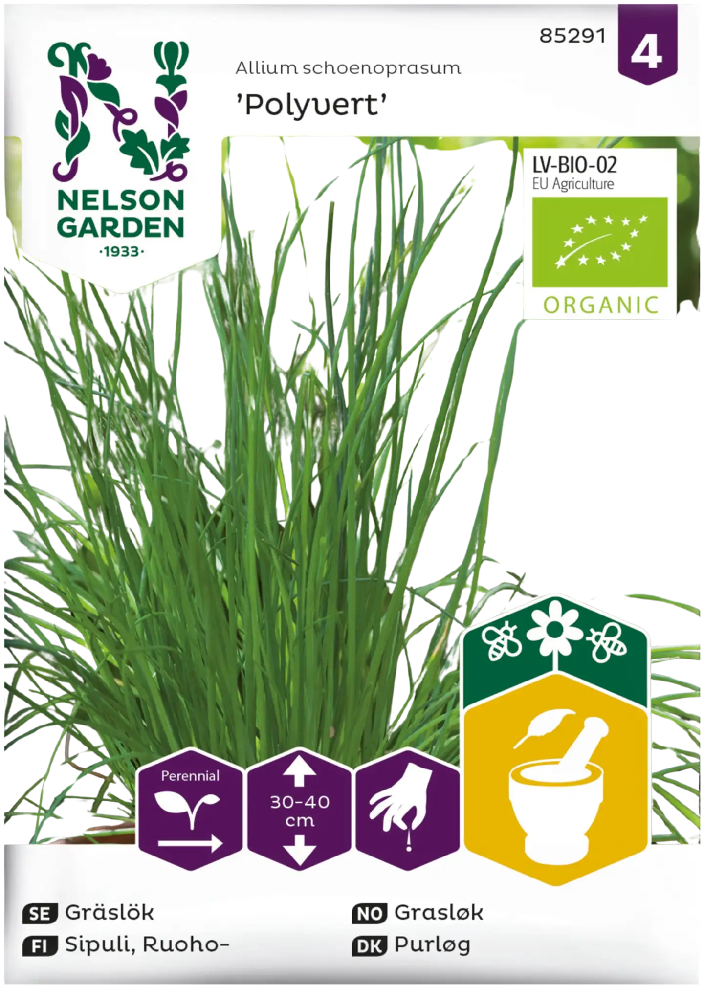 Nelson Garden Sipuli Ruoho-, Tavallin. Polyv,