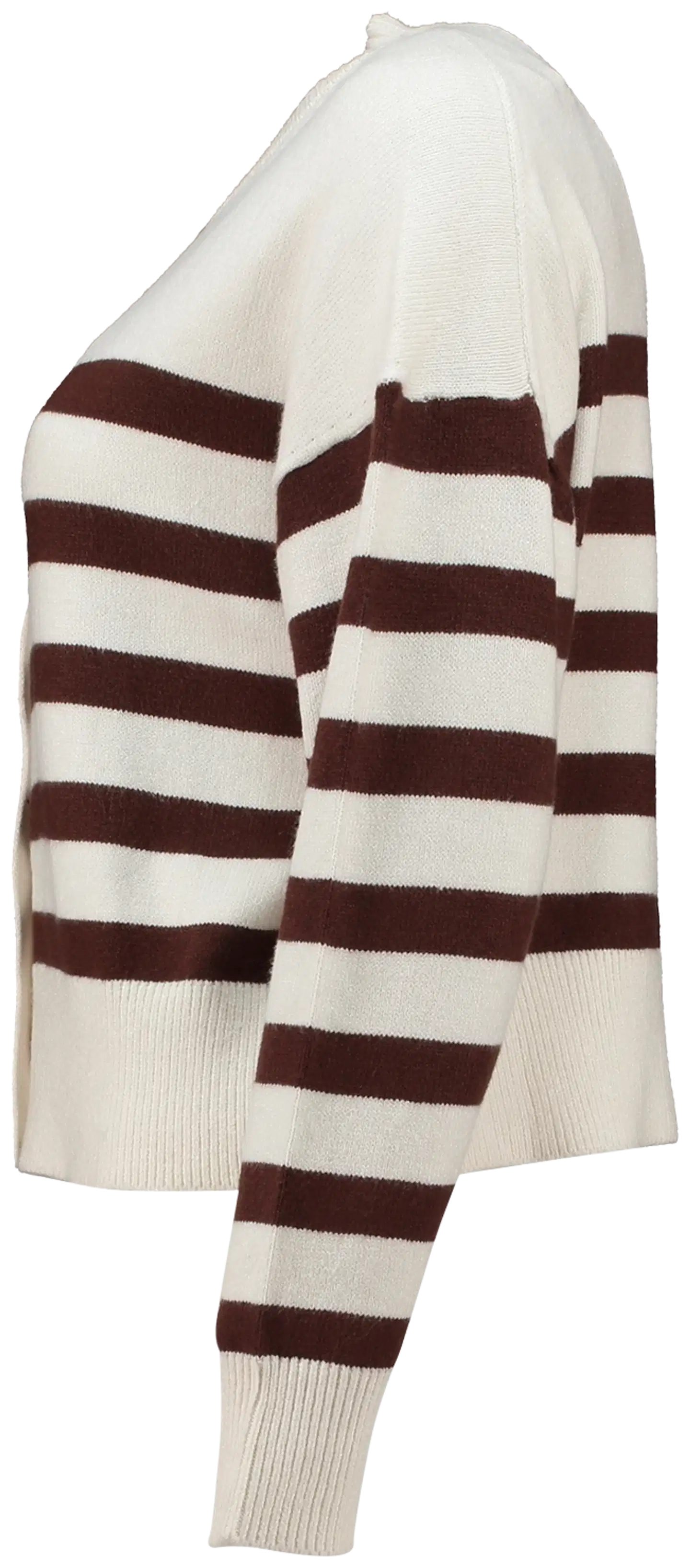 Hailys naisten neuletakki Lo44la - offwhite/cocoa stripe - 2