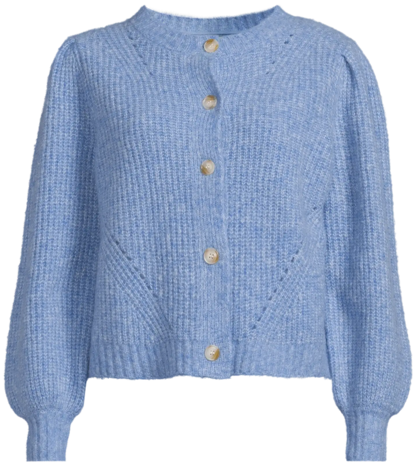 WKLY. naisten villasekoiteneuletakki 213W360132 - Blue - 2