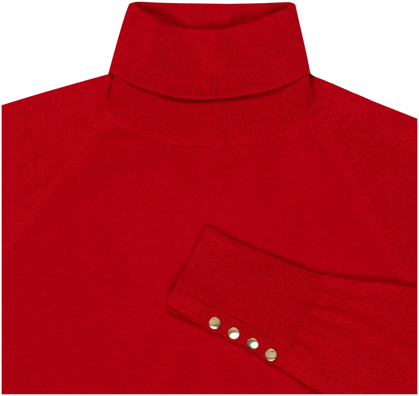TEX naisten neulepoolo I997029 - RED - 3