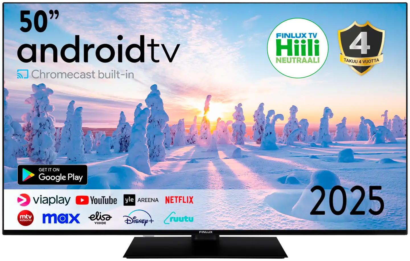 Finlux 50" 4K UHD Android Smart LED TV 50G9.2ACMI - 3