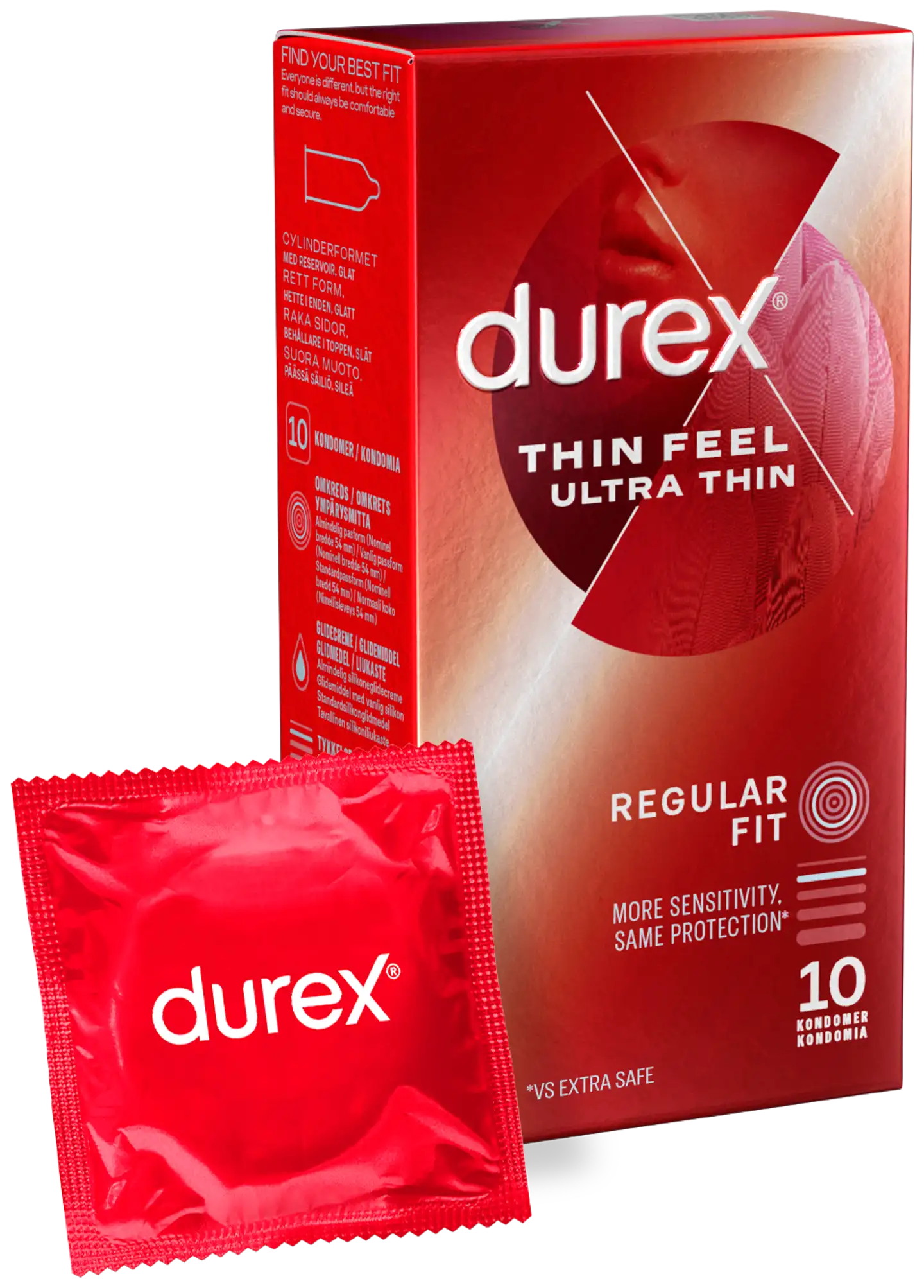 Durex Thin Feel Ultra Thin kondomi 10kpl