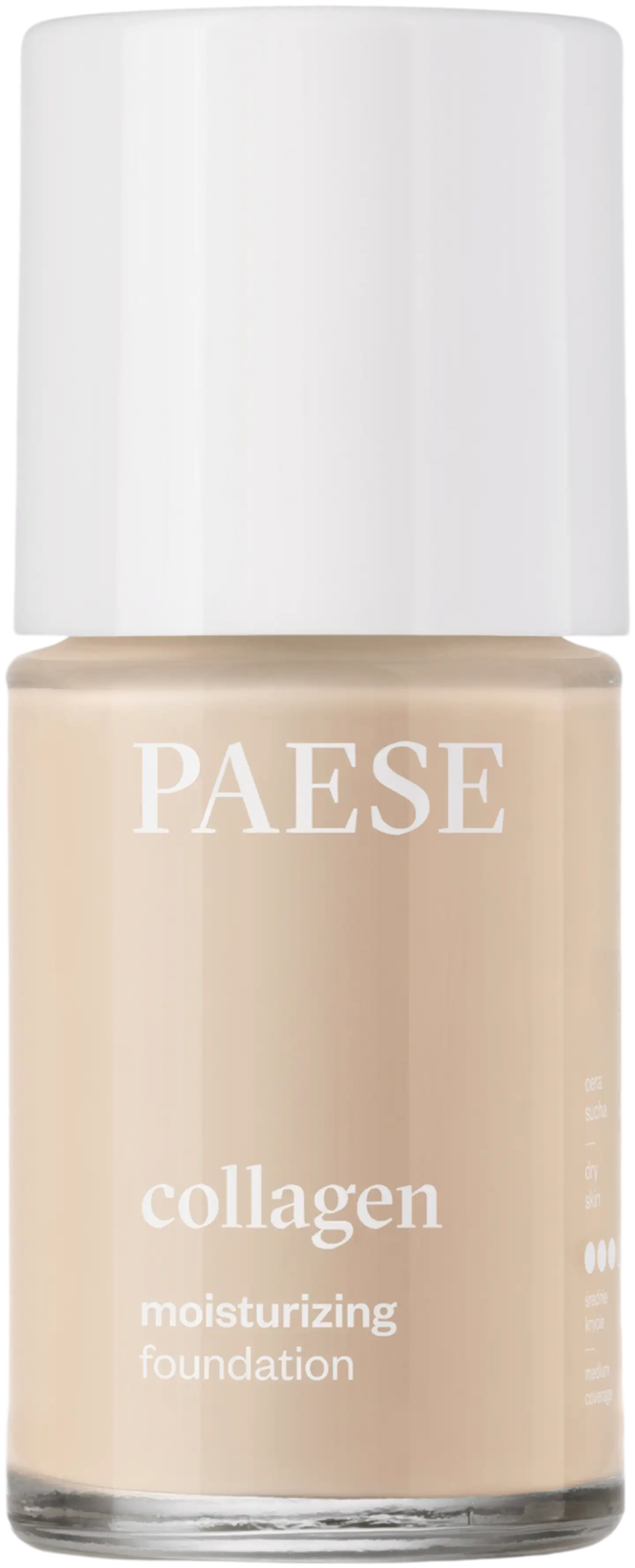 Paese Collagen Moisturising kosteuttava meikkivoide - 301C nude