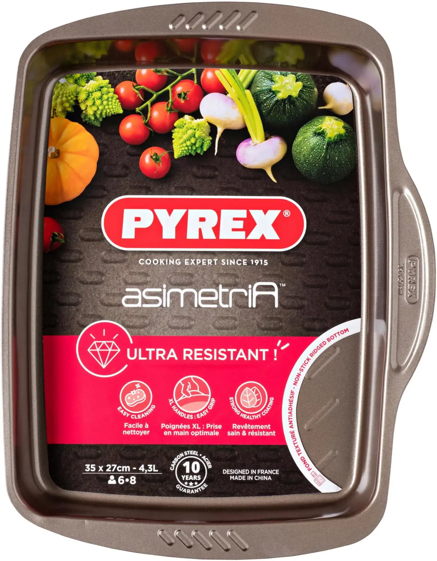 Pyrex uunivuoka 35x27 cm Asimetria - 1