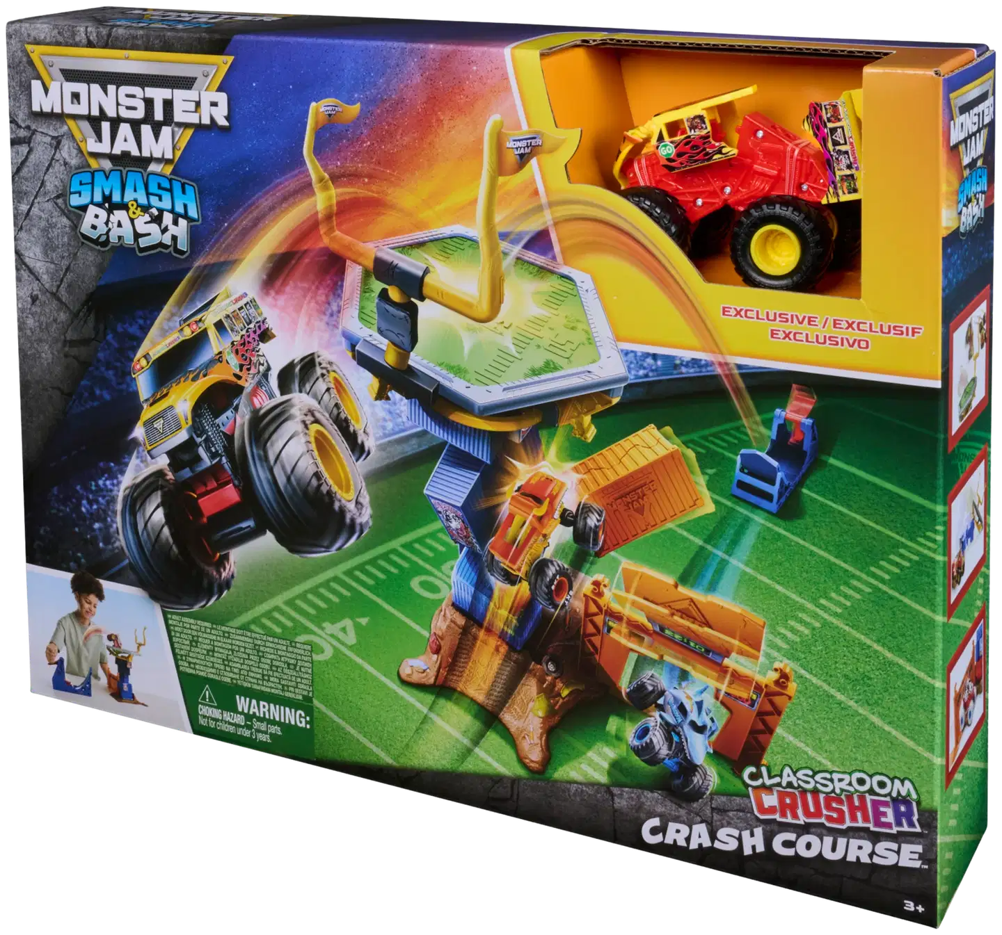 Monster Jam Smash & Bash Crash ratasetti - 5