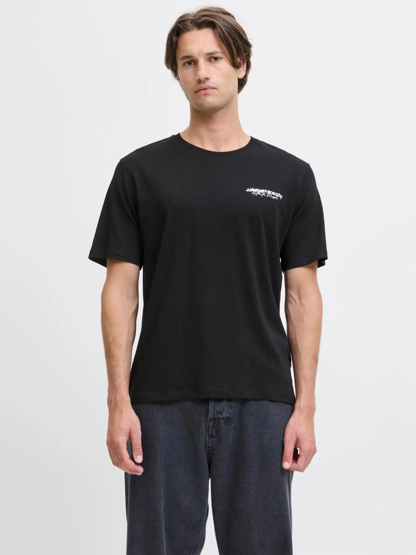 JJ REBEL miesten t-paita Jrebzack - BLACK - 2