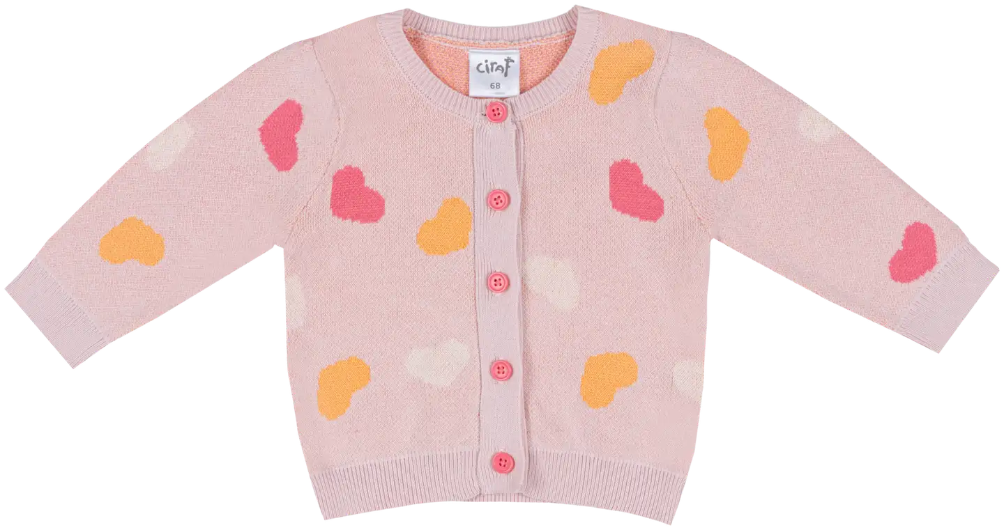 Ciraf vauvojen neuletakki Sydämet 250B260128 - heart aop - 1
