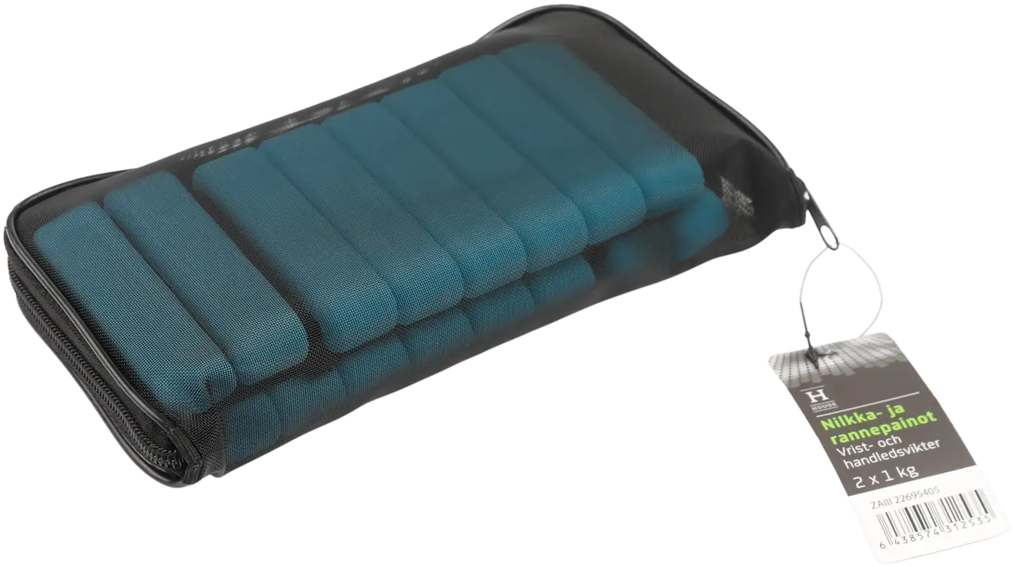 House nilkka- ja rannepainot 1 kg x 2 - 3