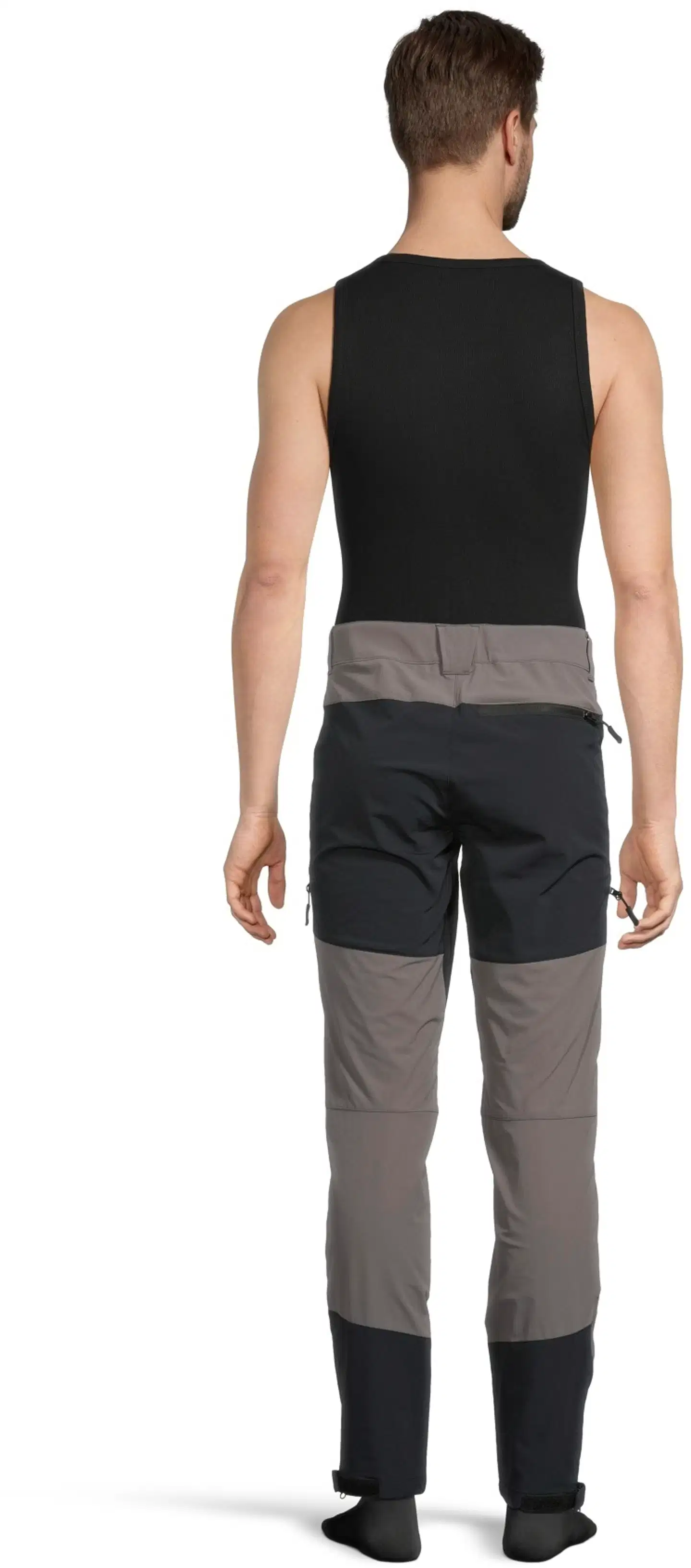 Luode12 miesten retkeily- ja ulkoiluhousut 204L112653 - dark dull gray - 3