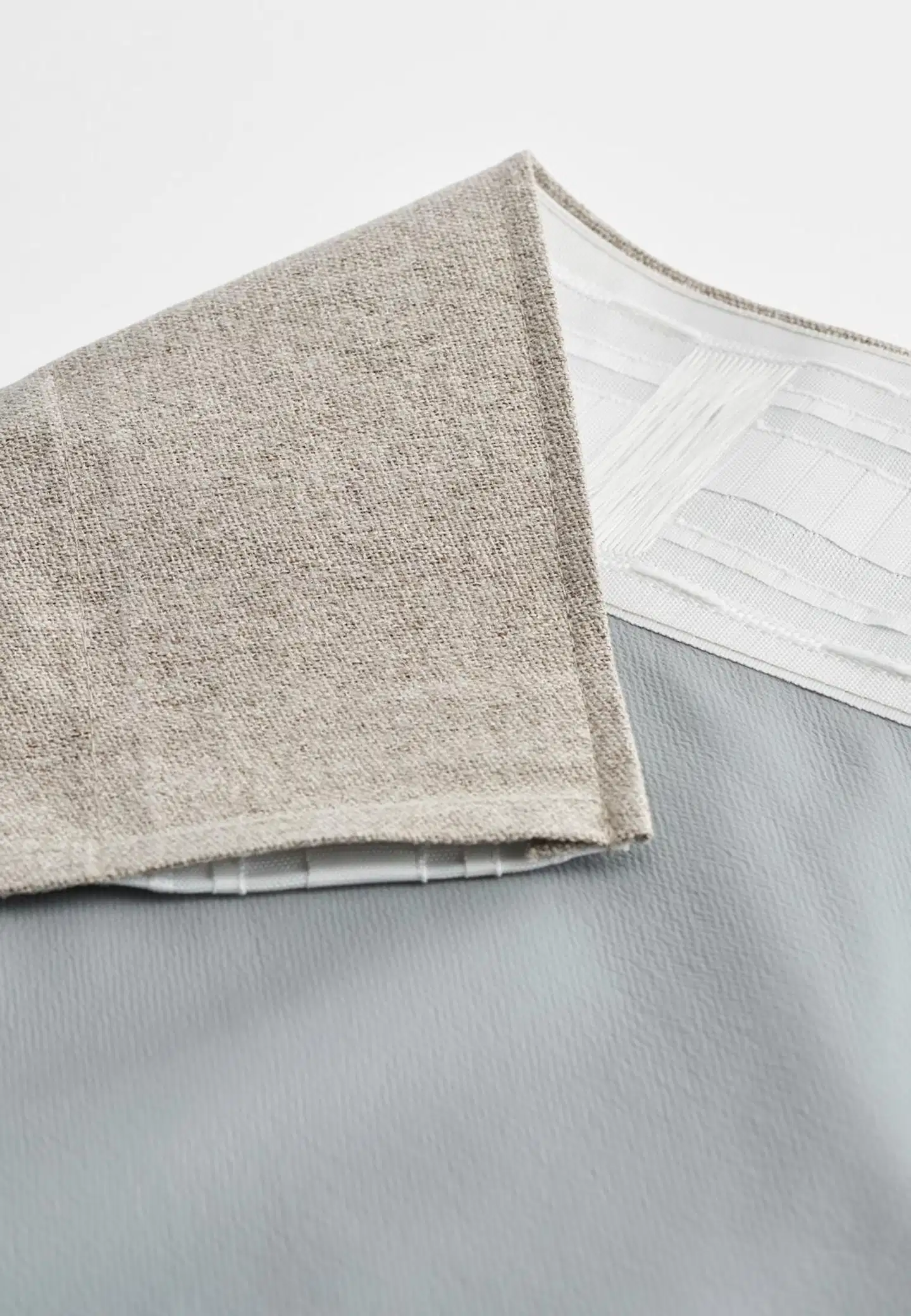 Åhléns Home pimennysverho INES 135x250cm 2 kpl beige - 2