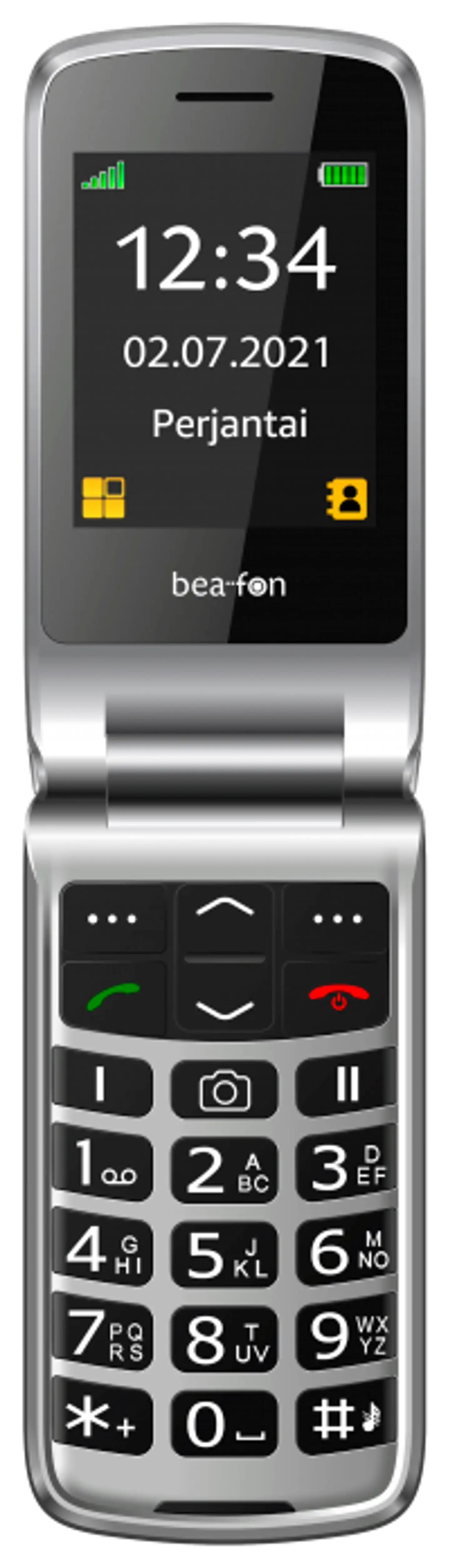 Beafon SL495 simpukkapuhelin, musta - 1