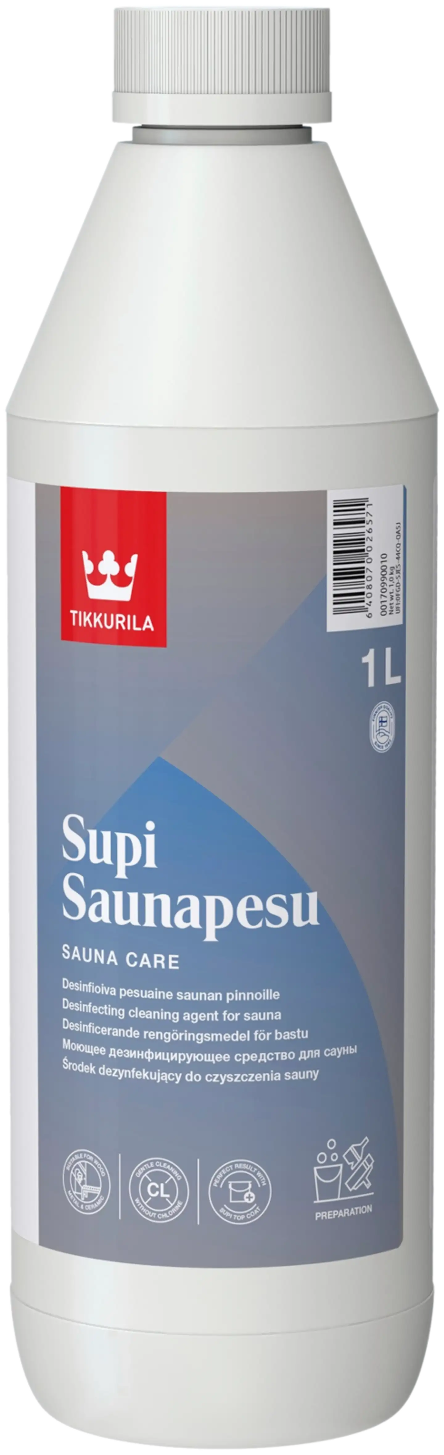 Tikkurila saunapesu Supi 1 l