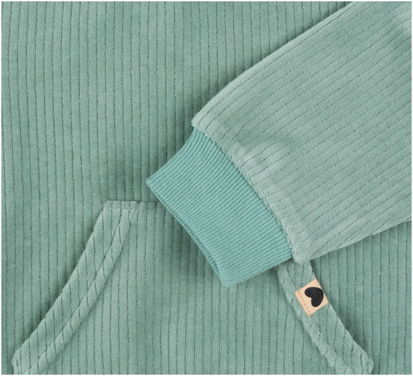Ciraf vauvojen veluurisetti paita & housut 250B254182 - 16-5808tcx iceberg green - 3