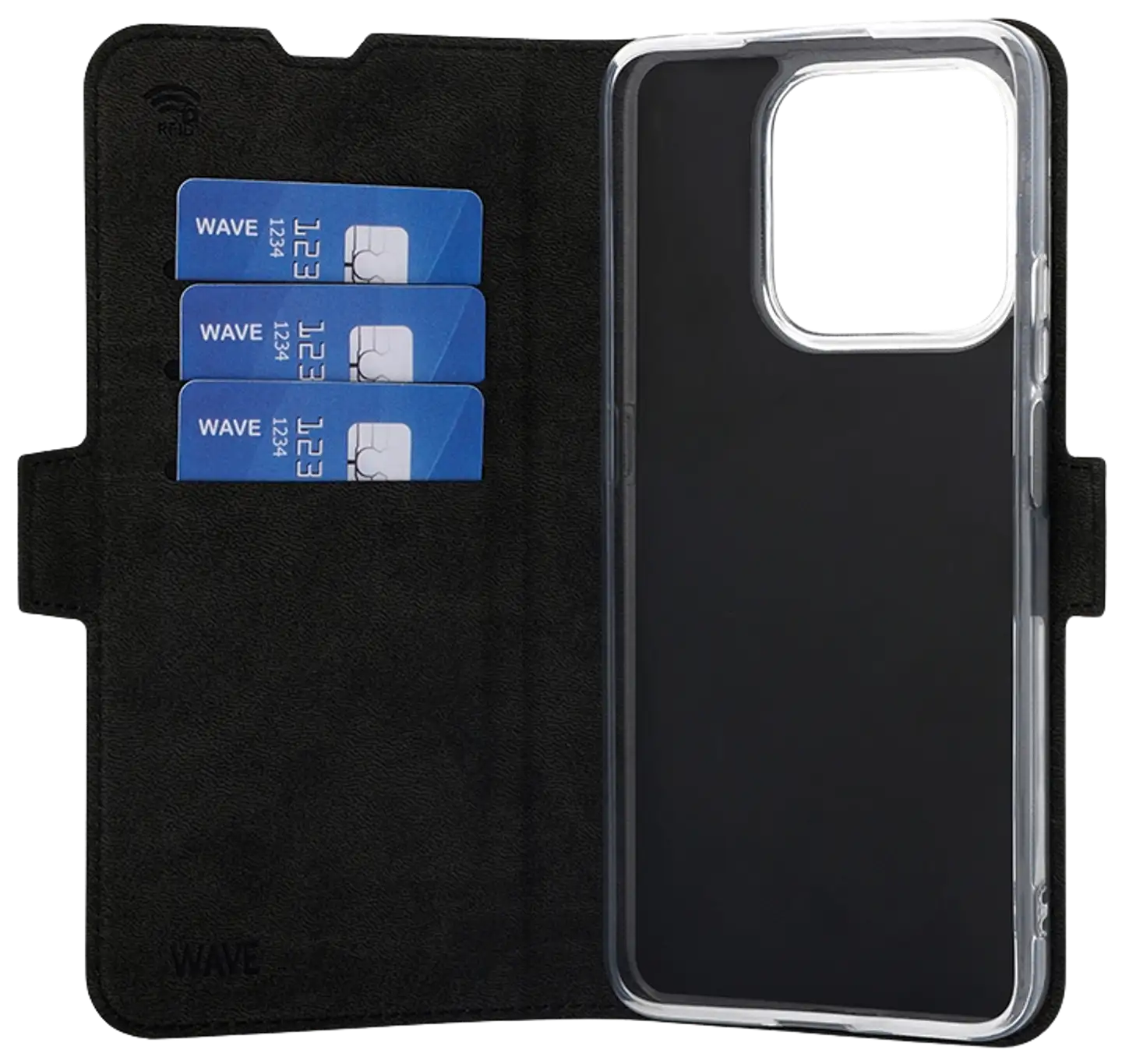 Wave Book Case, Honor 400 Smart, Musta - 3