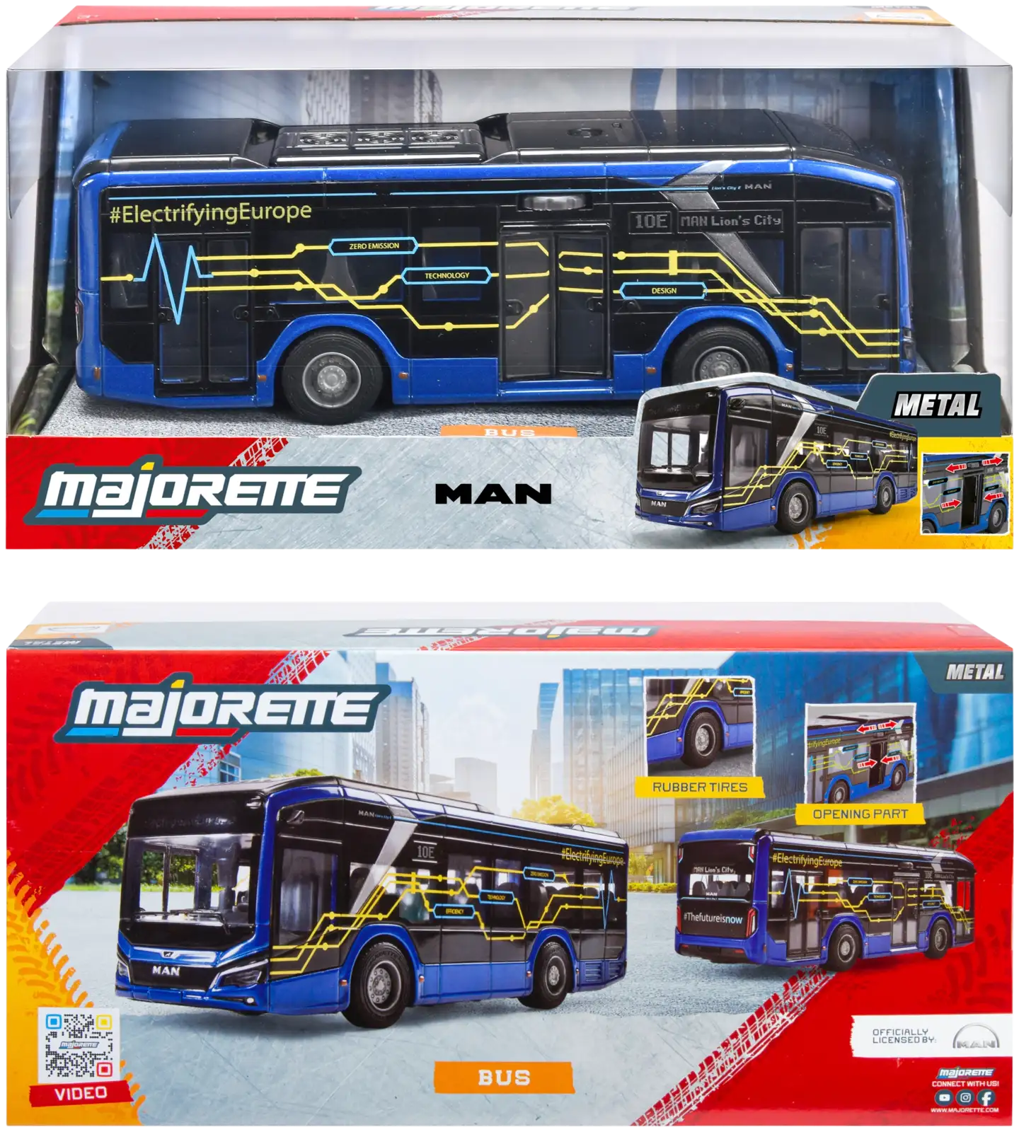 Majorette MAN Lion's City 10 E linja-auto - 6