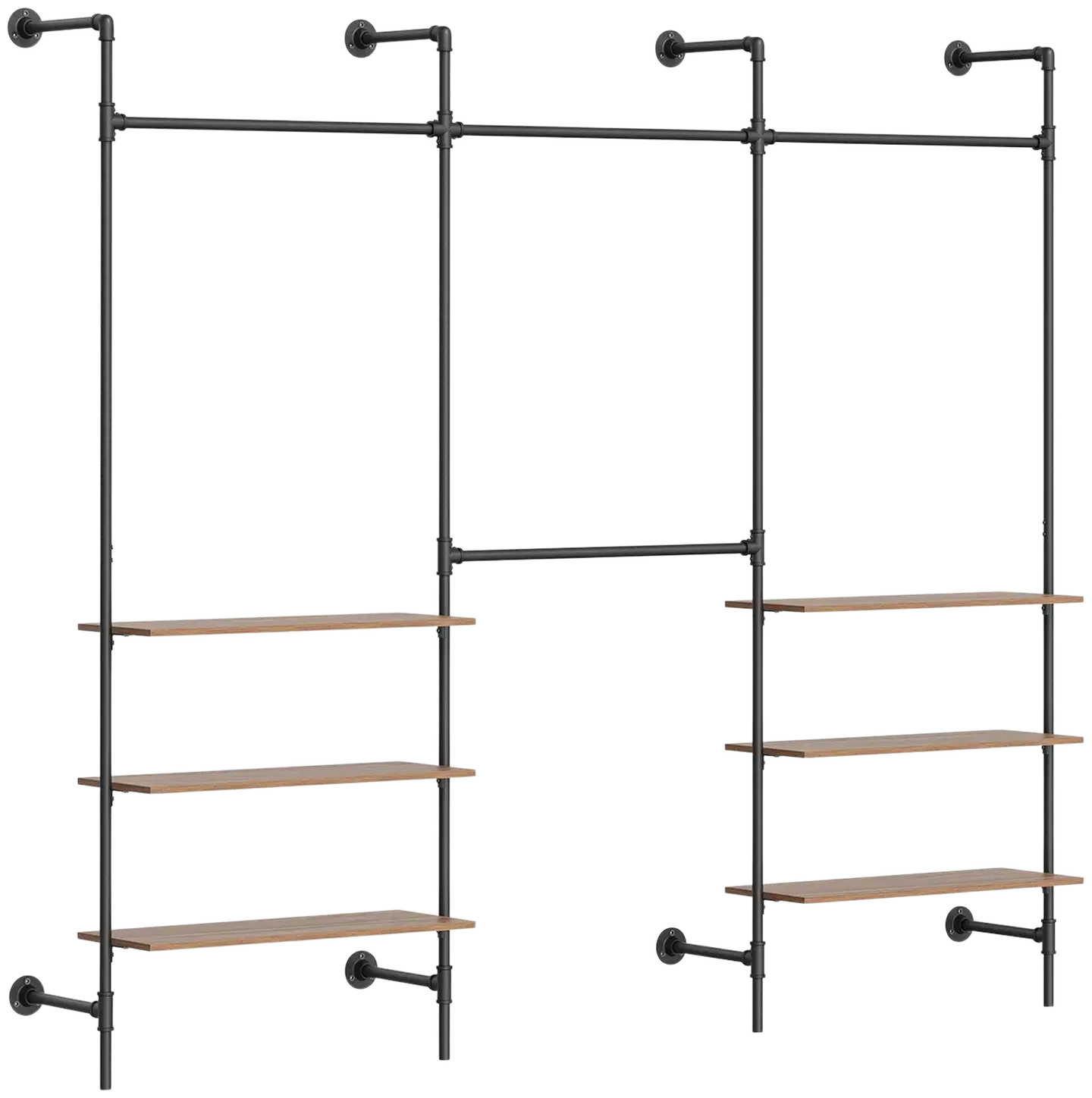 SoBuy vaateteline musta KLS19-SCH - 3