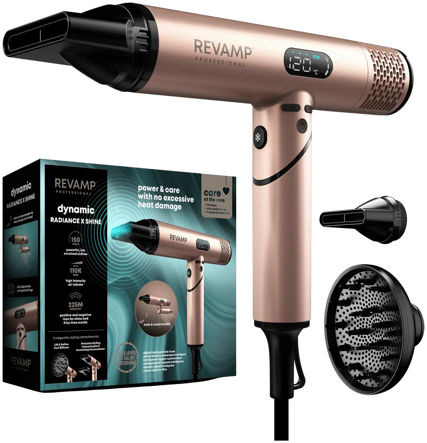 Revamp Dynamic Radiance X Shine hiustenkuivain (DR-6400GD-EU) - 1