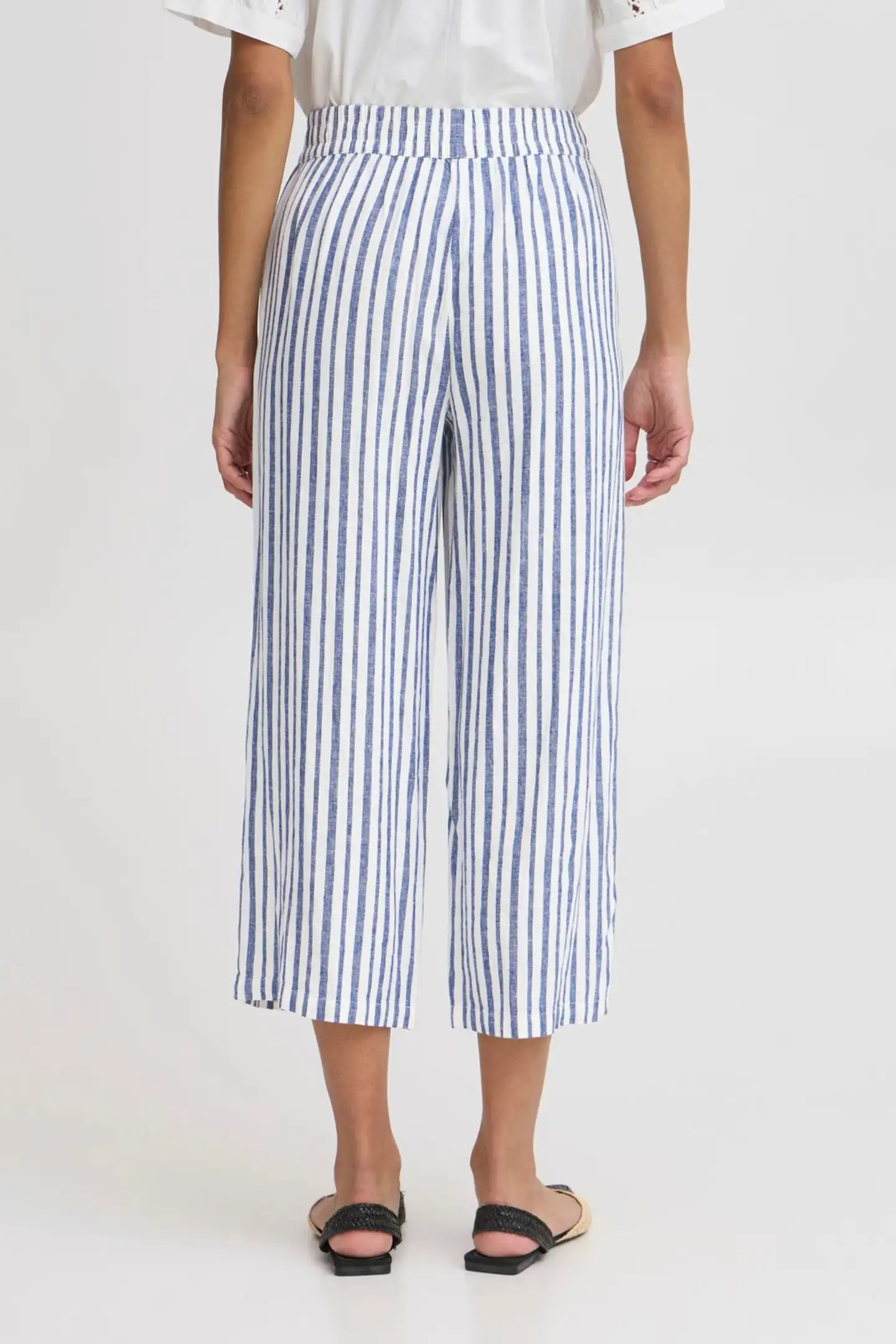 B.young naisten housut Byfalakka - Marshmallow Stripe Mix - 5