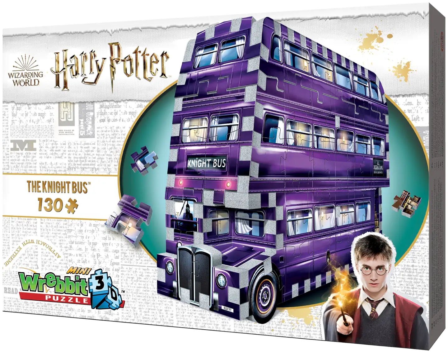 Wrebbit Harry Potter Knight Bus mini 3D-palapeli - 2