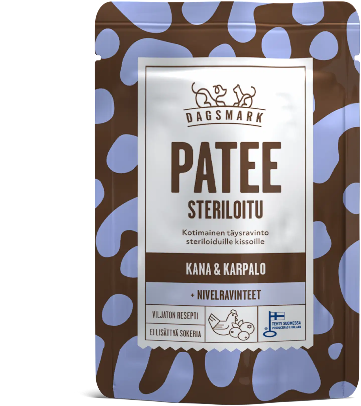 Dagsmark PATEE steriloitu, kana täysravinto aikuisille steriloiduille kissoille 70 g