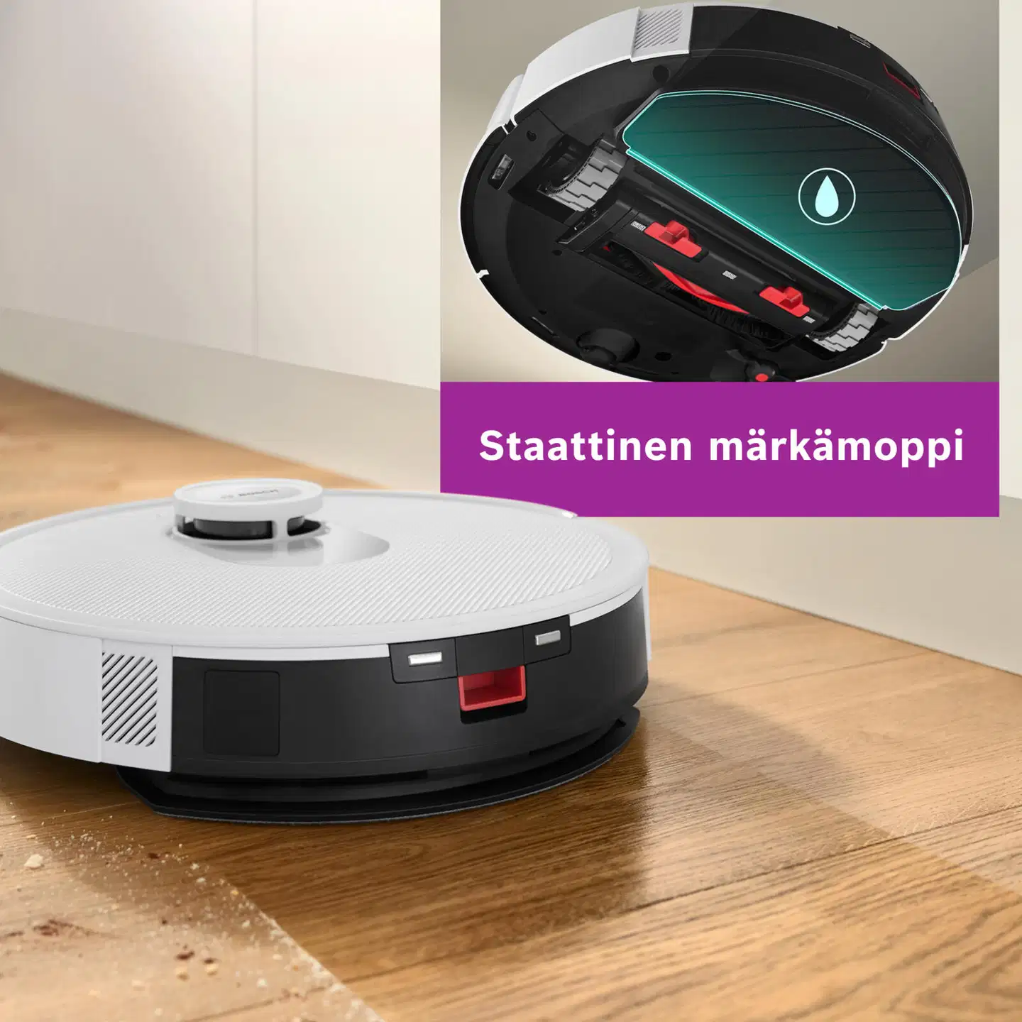 Bosch Spotless + robotti-imuri BCRD1W - 8