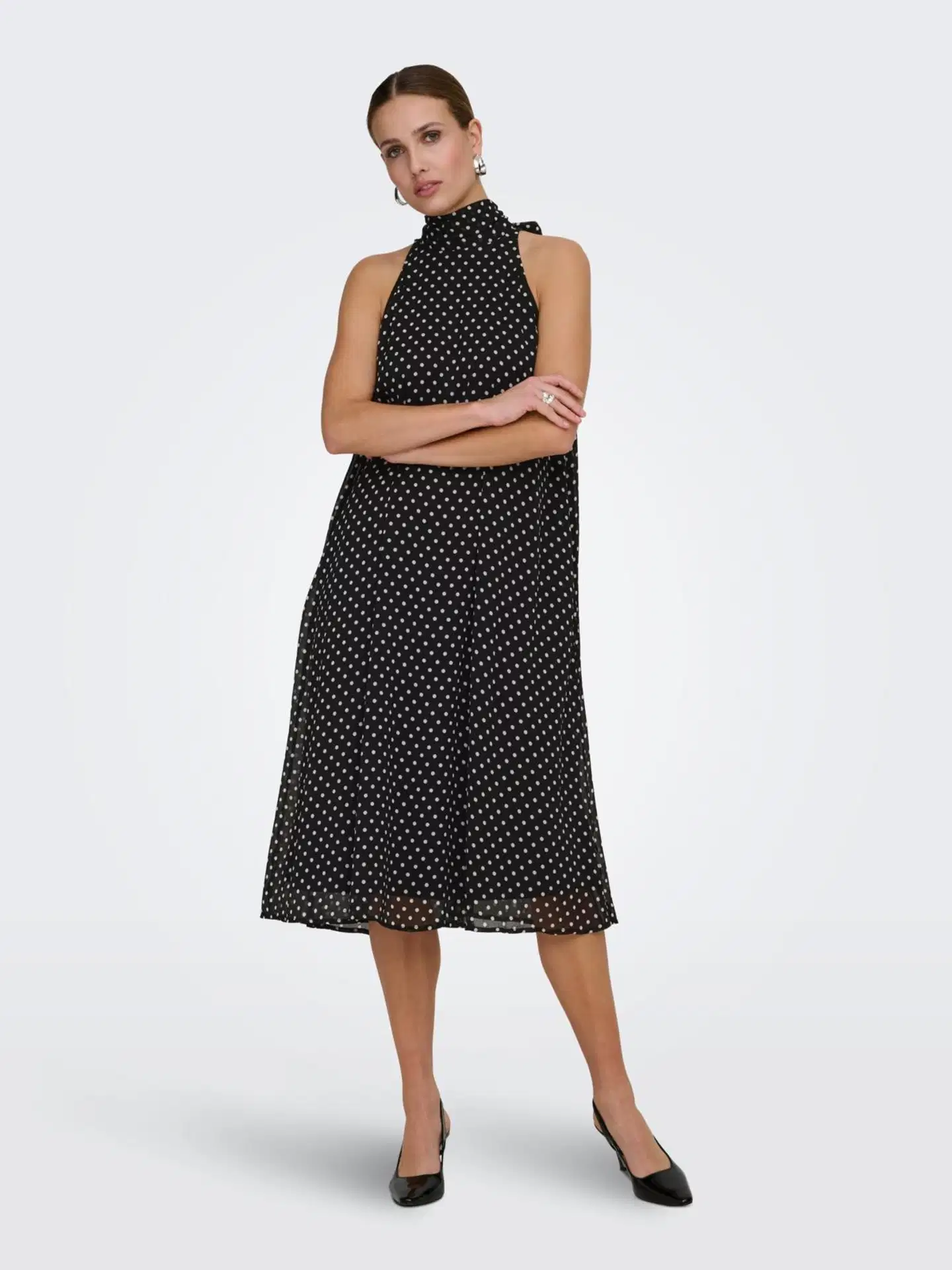 JDY naisten mekko Jdypolka - BLACK - 5