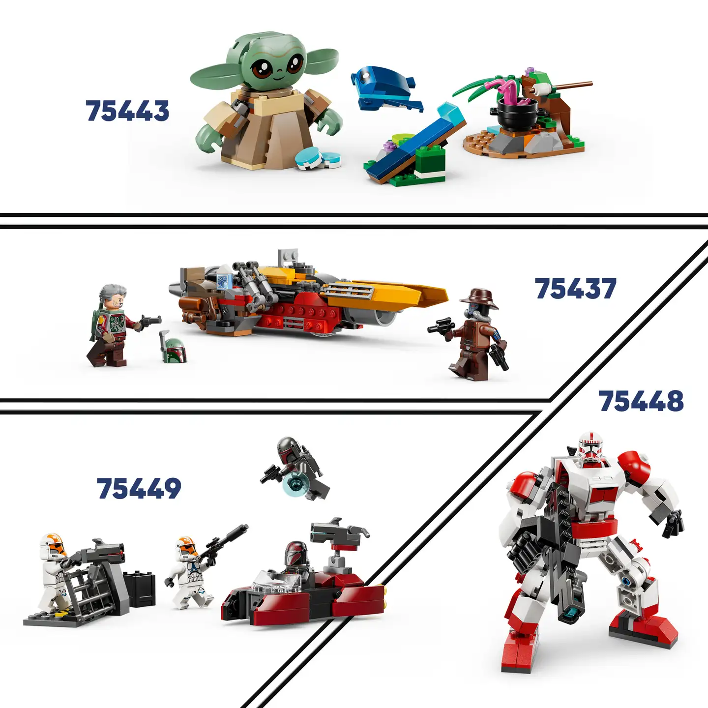 LEGO® Star Wars TM 75436 Mandalorialaisen ja Grogun kiituripyörä - 9