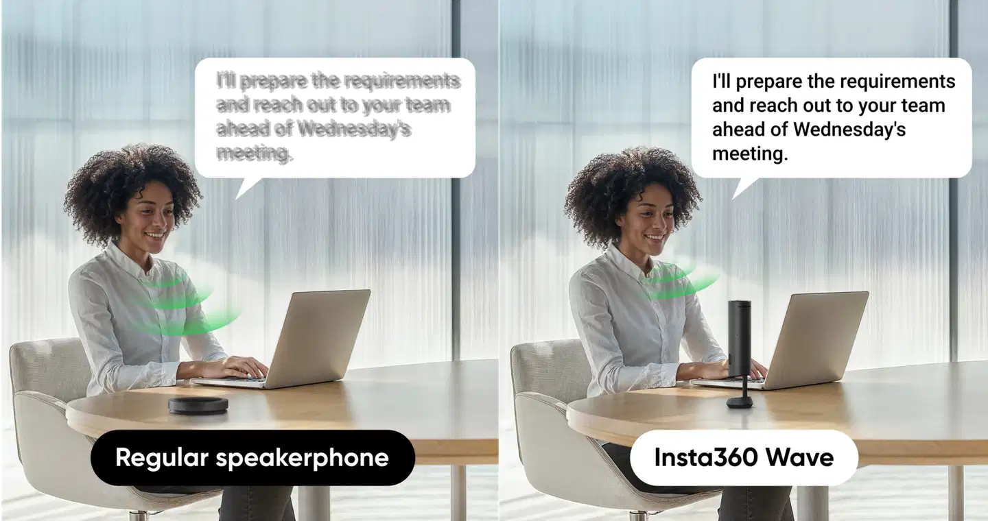 Insta360 konferenssikaiutin Wave - 9