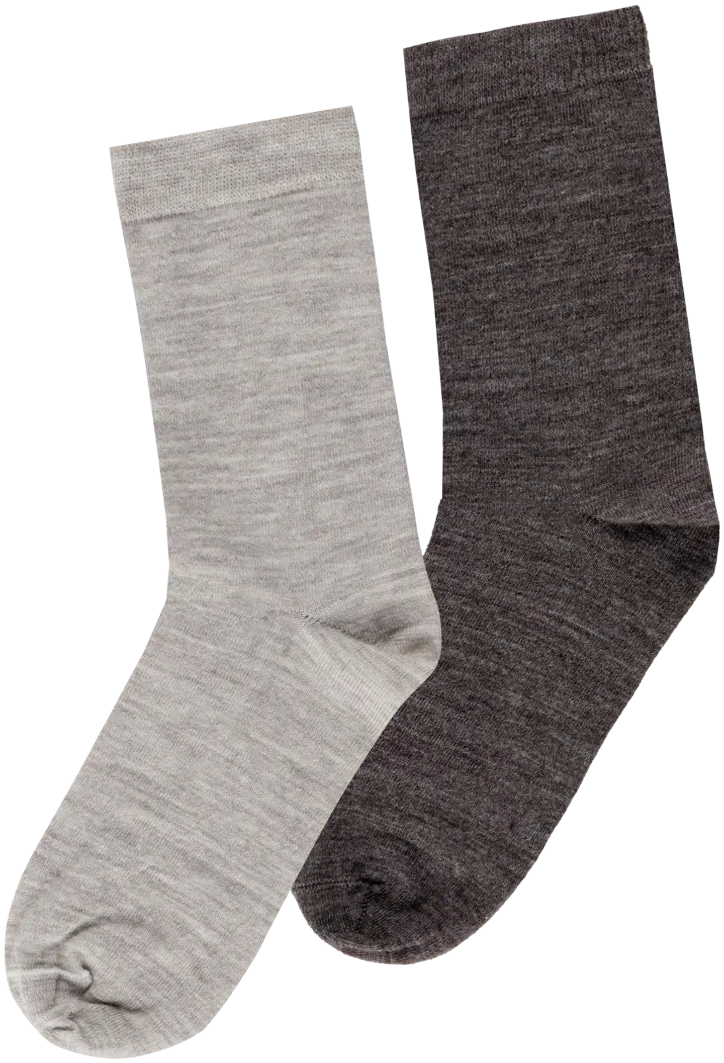 House naisten ohuet merinovillasukat 214H322617 2-pack - Beige/warm taupe - 1