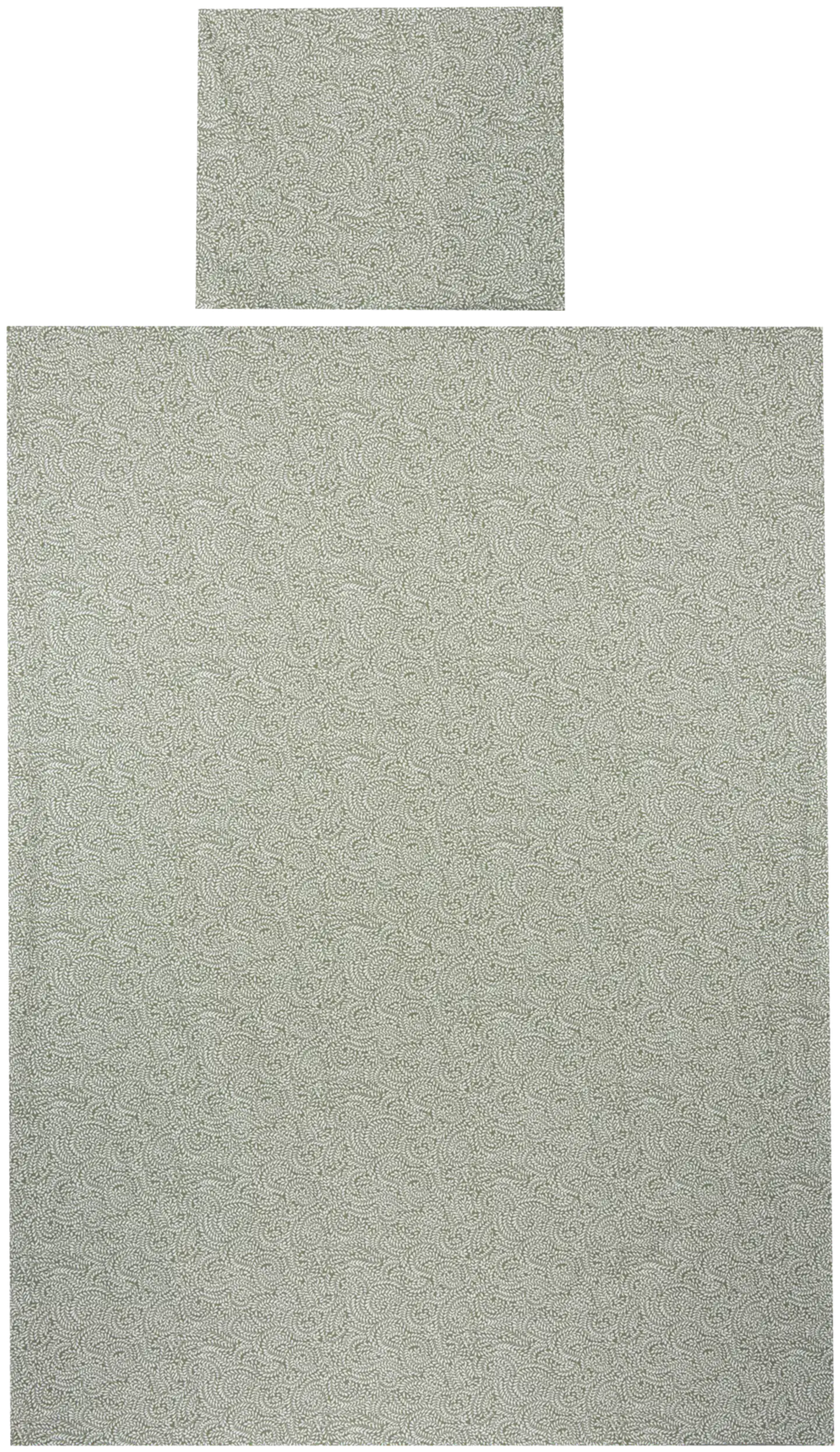 House pussilakanasetti Melange 150x210 cm vihreä - 1