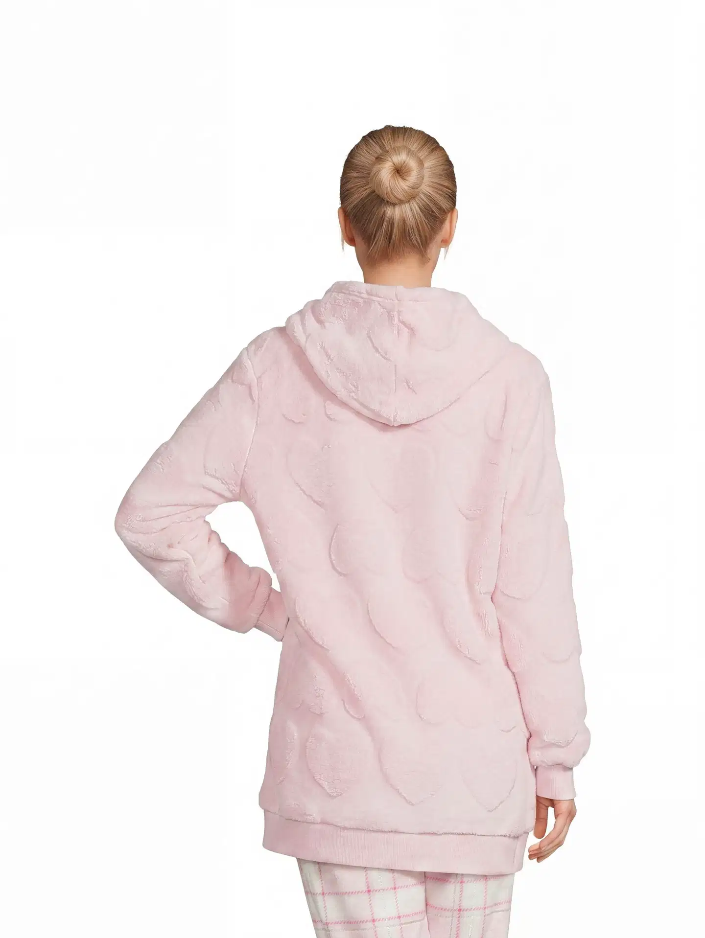 Actuelle naisten fleecetunika 212A382637 - Pink-a-boo - 3