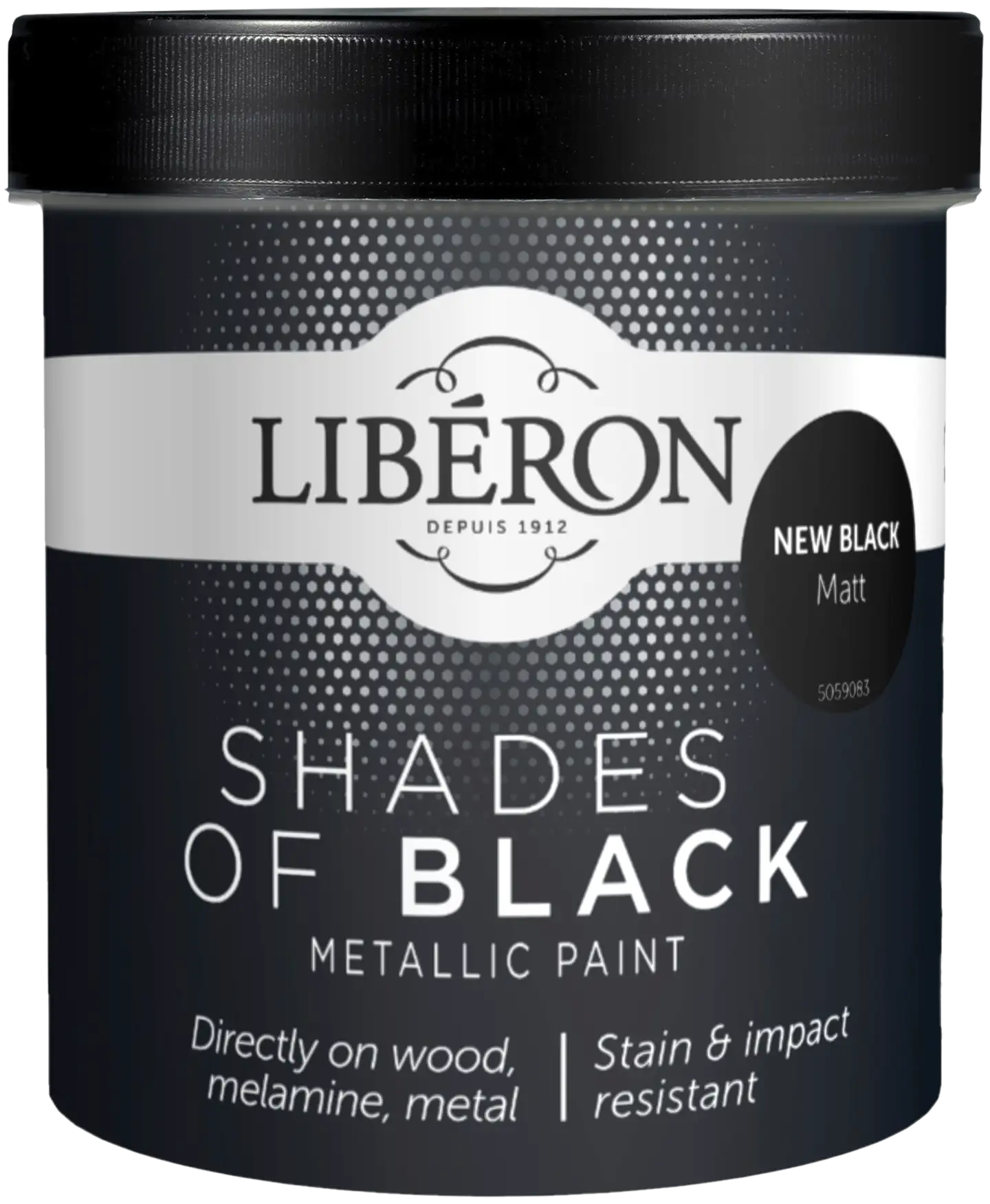 Liberon Kalustemaali 500ml New Black matt - 1