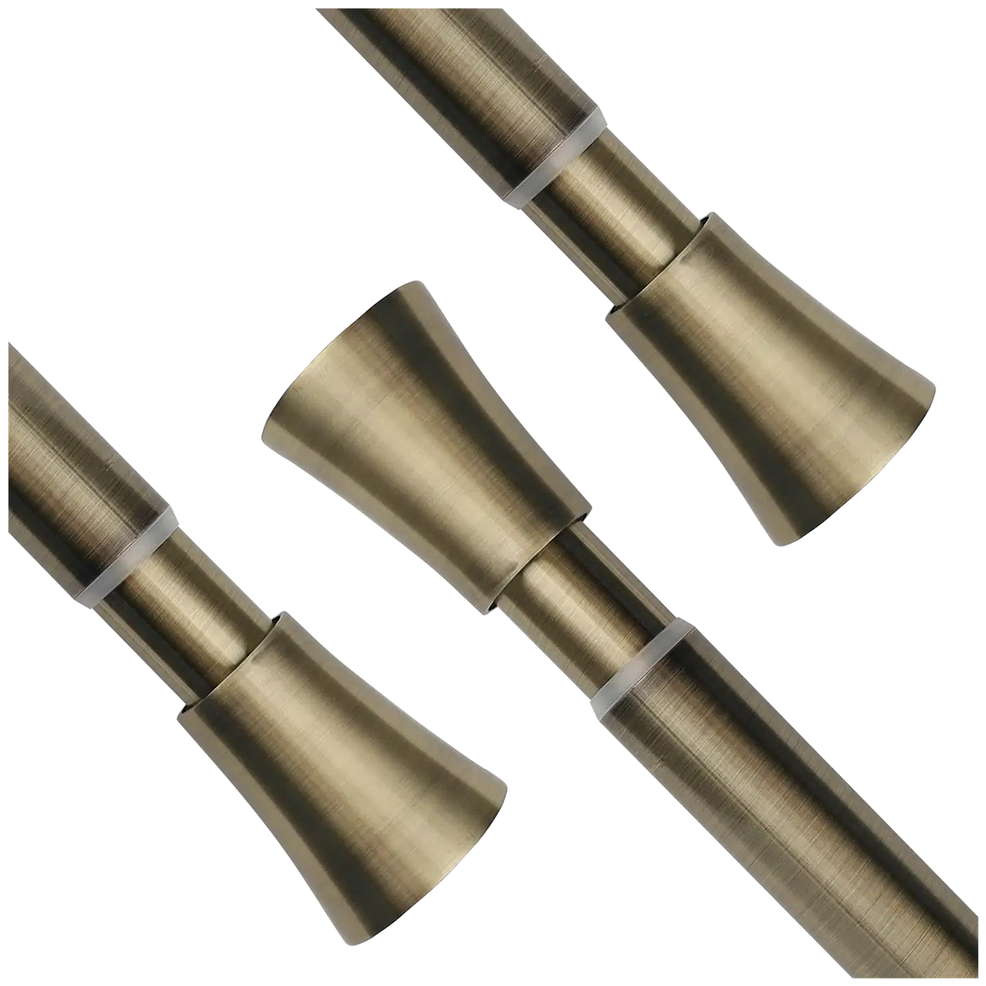 Ihanin verhotanko Melissa antiikkimessinkki 160-310cm 25/28mm