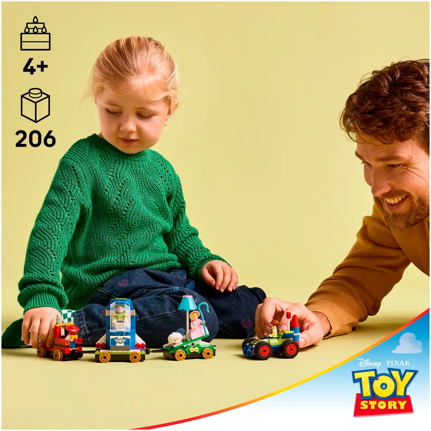 LEGO® Disney Pixar 43264 Toy Story -juhlavuoden juna ja radio-ohjattava auto - 9