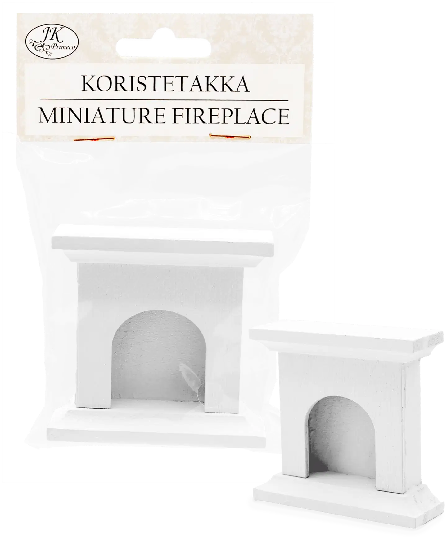 J.K. Primeco Koristetakka mini valkoinen - 1