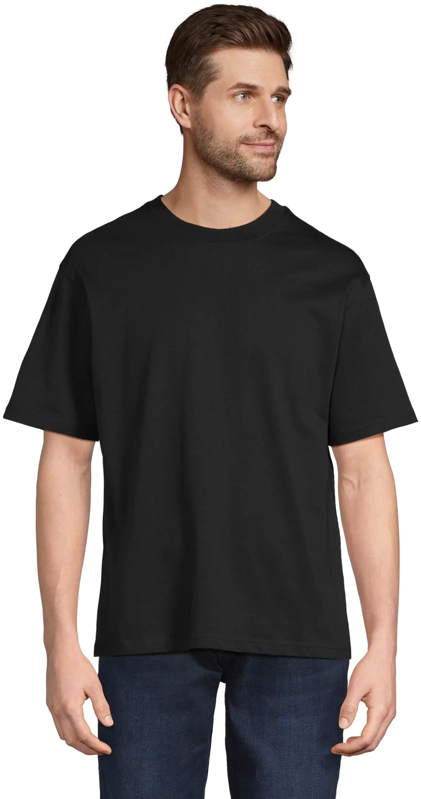 House miesten oversize t-paita - Black - 1