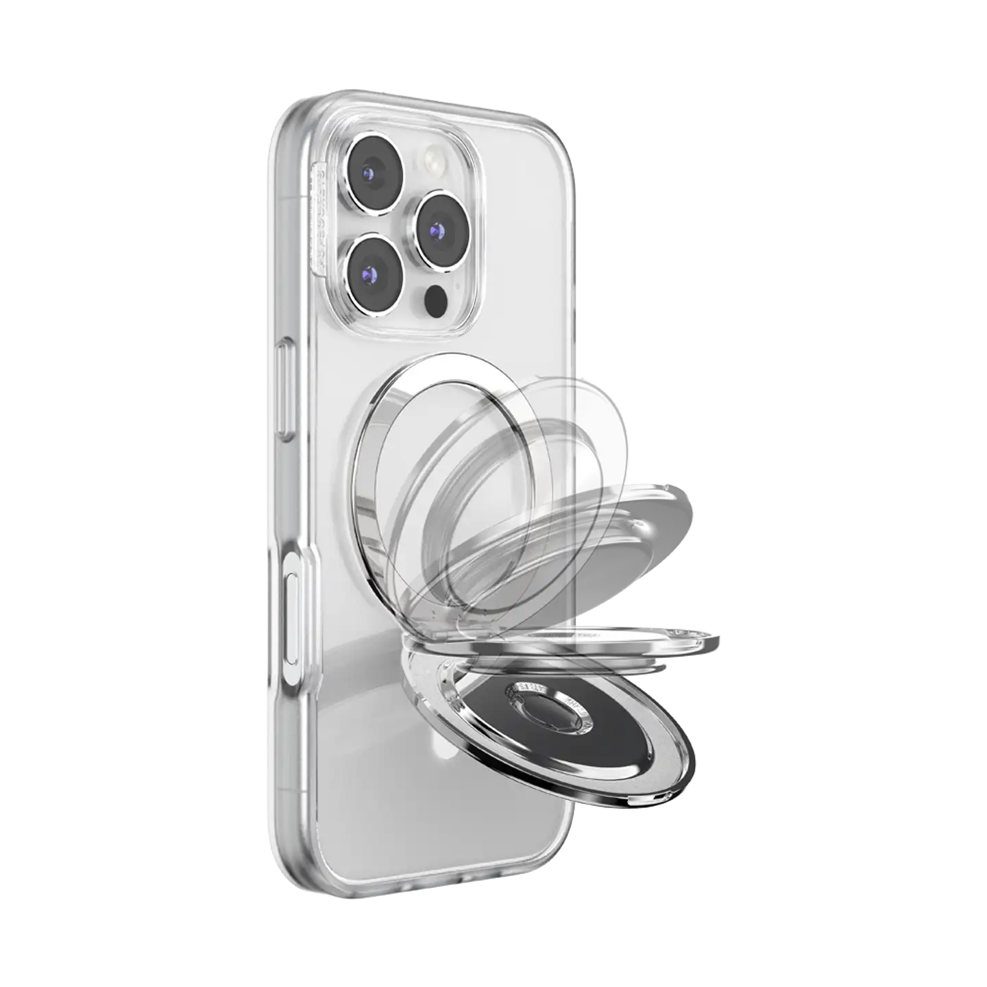 Popsockets puhelinpidike magsafe kick out silver - 6