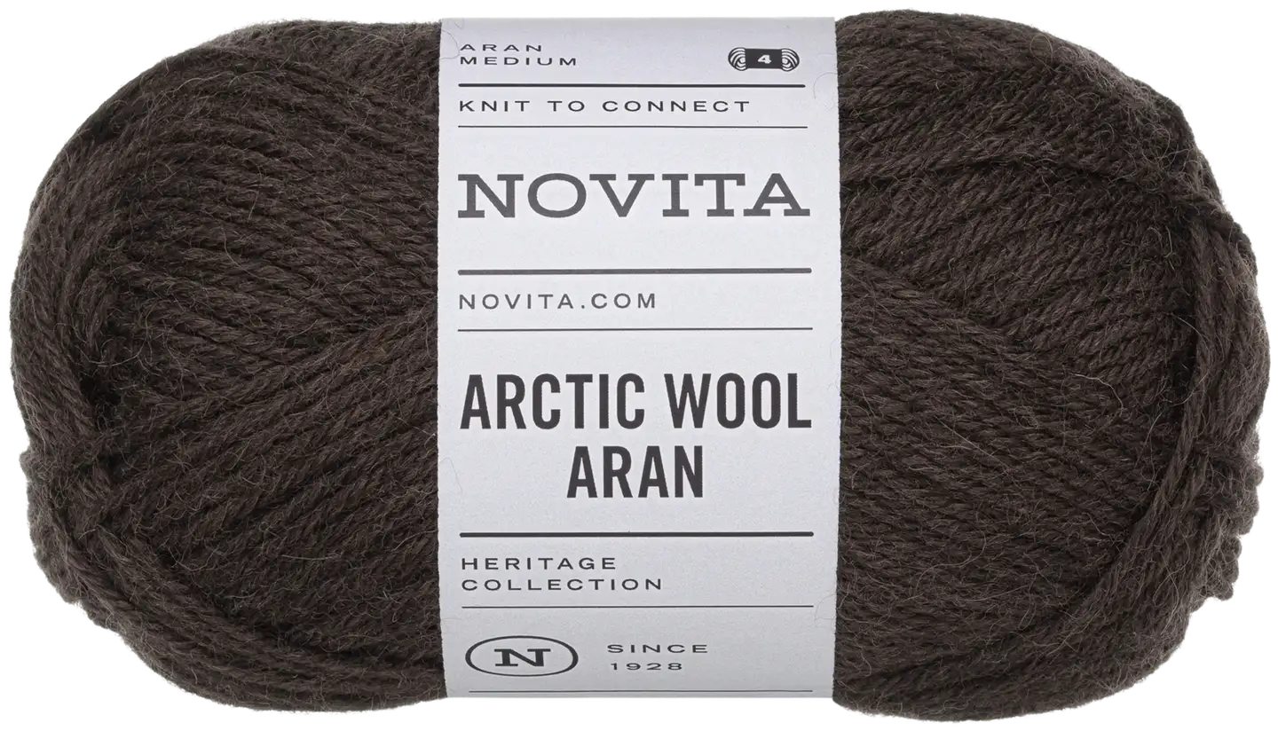 Novita lanka Arctic Wool Aran 100 g metso 687 - 1