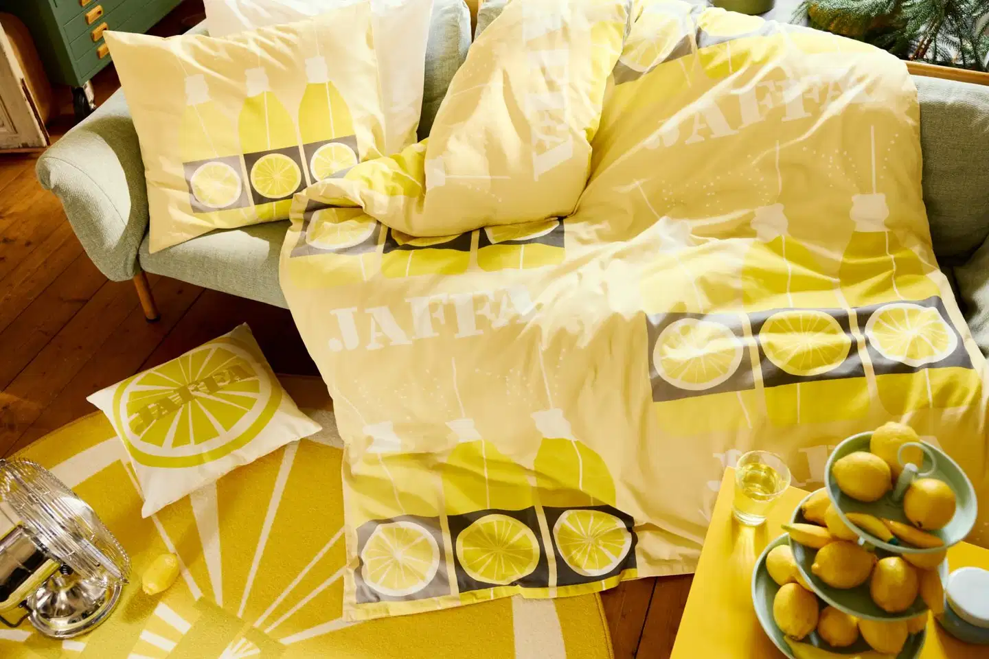 Vallila Sitrus matto 80 cm keltainen - 3