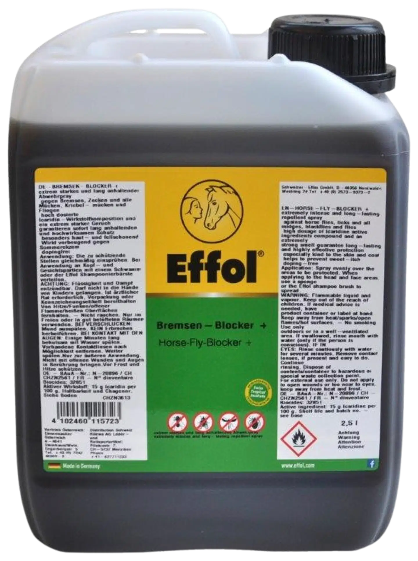 Effol fly-blocker+ hyönteiskarkote 25 l