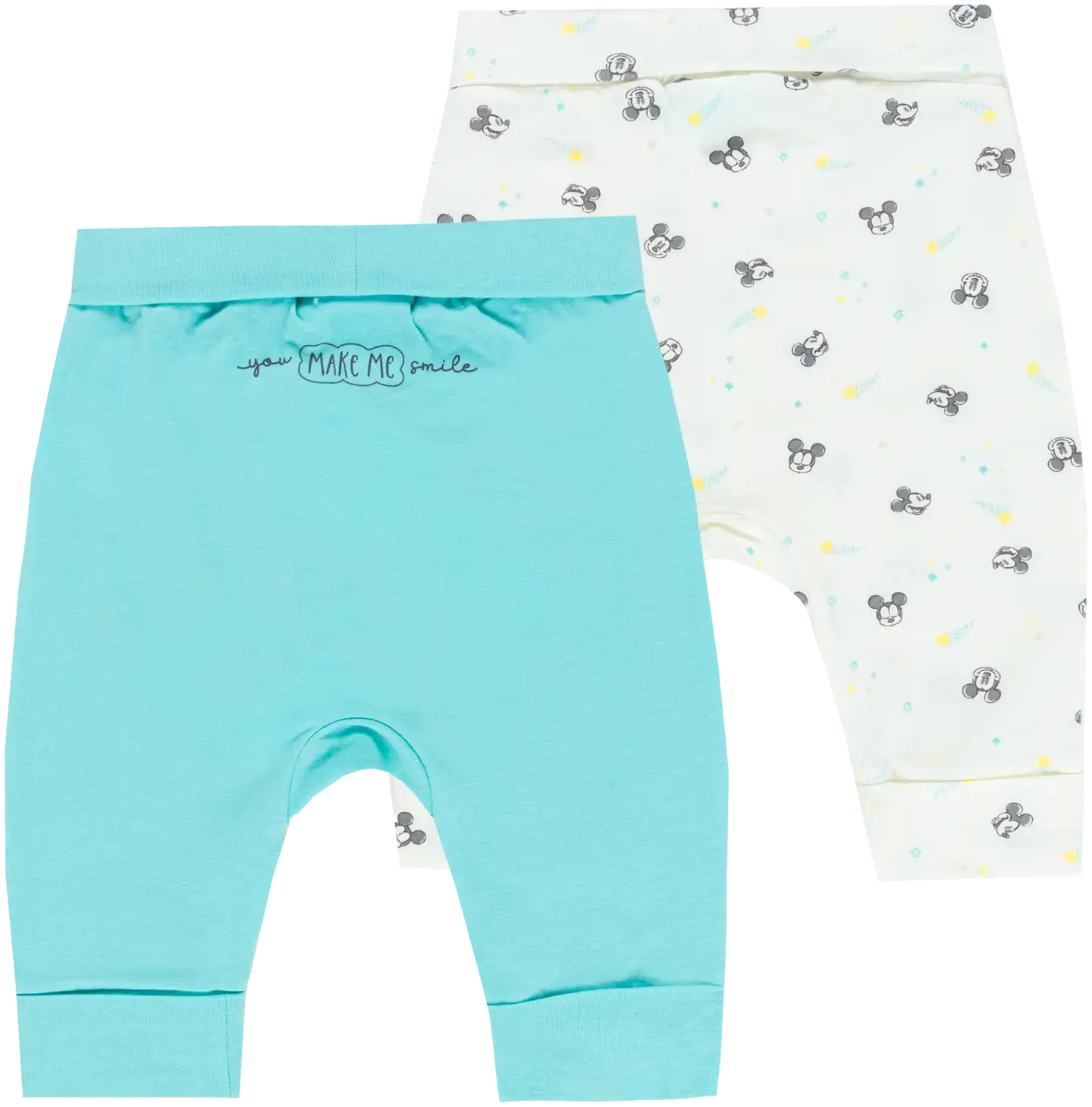 TEX BABY vauvojen trikoohousut  Mikki 2-pack - turquoise - 2