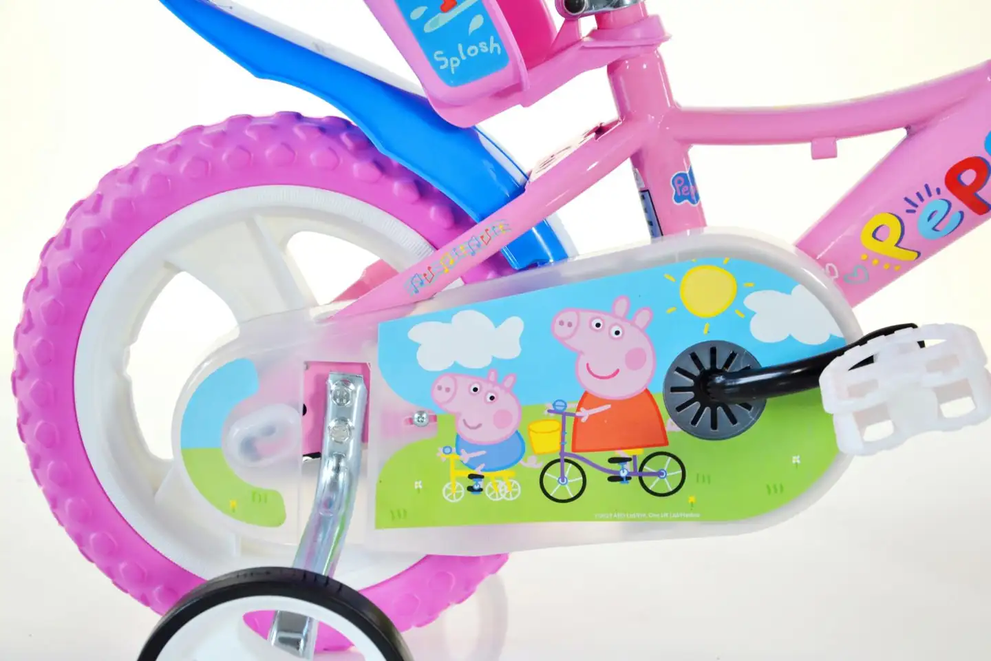 Peppa Pig 12" polkupyörä 1-vaihde vaaleanpunainen - 2