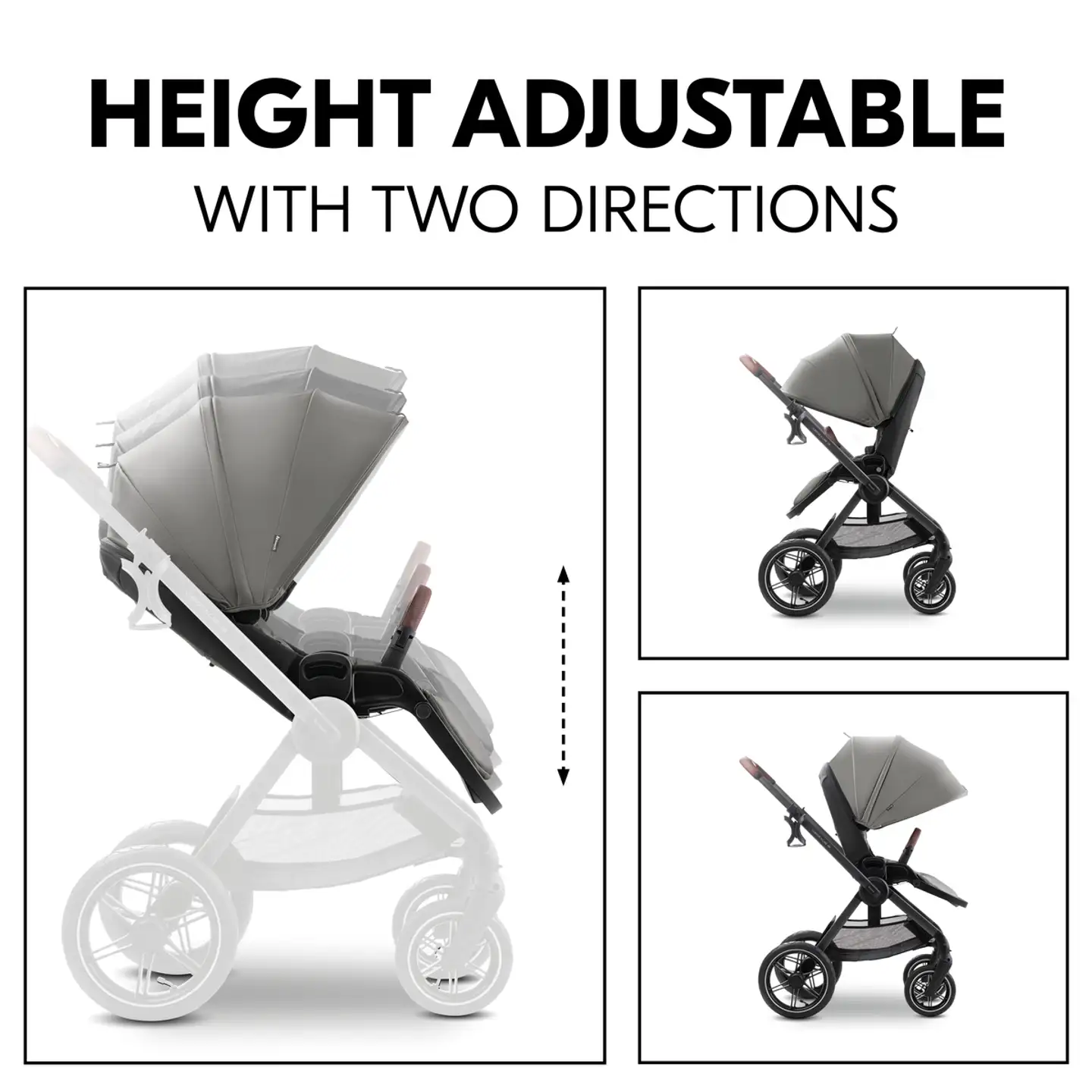 Yhdistelmävaunut Comfort N Care Air Set 0-25 kg tummanharmaa - 25